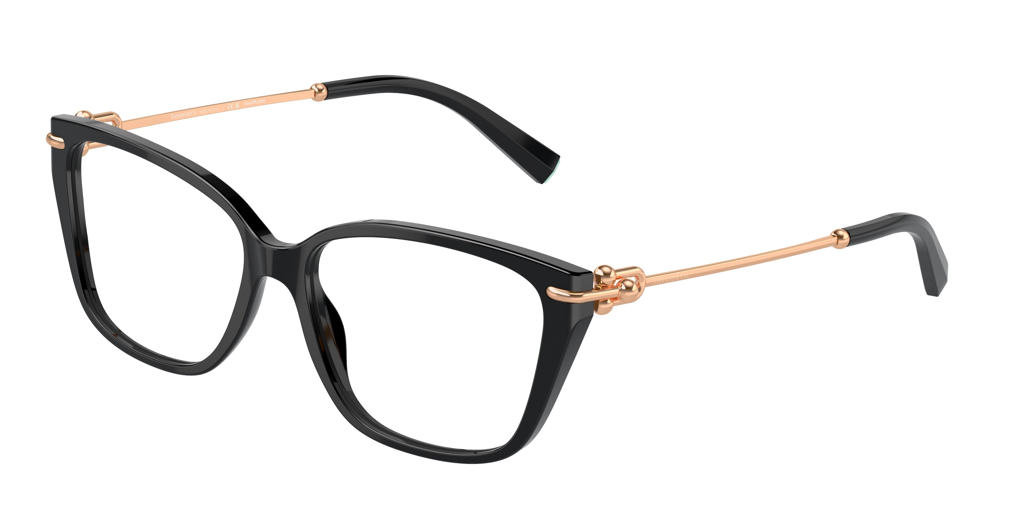 Tiffany TF2248KF Pillow Eyeglasses 8403-Black 53-140-15 - Color Map Black