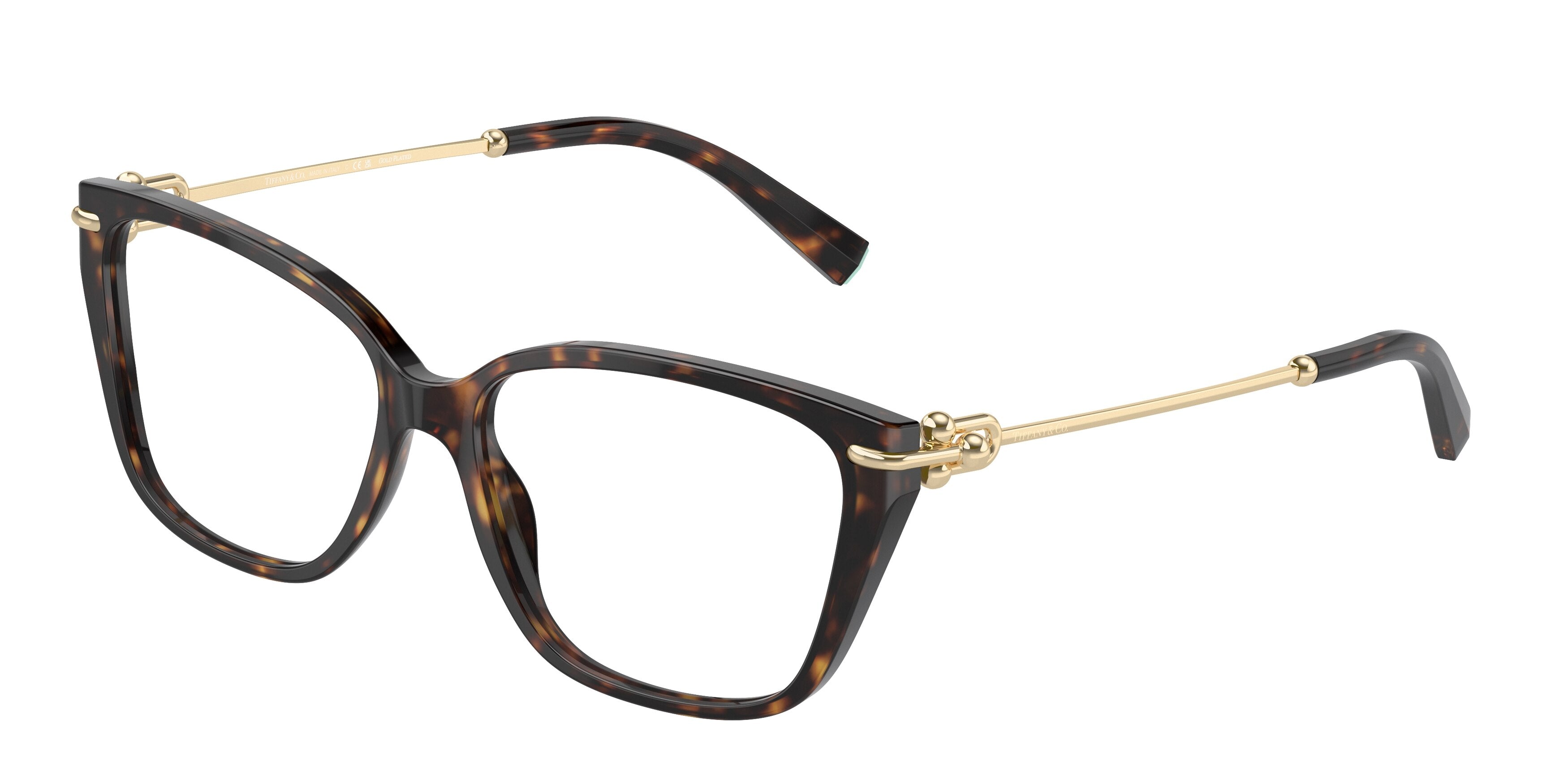 Tiffany TF2248KF Pillow Eyeglasses 8404-Havana 53-140-15 - Color Map Tortoise