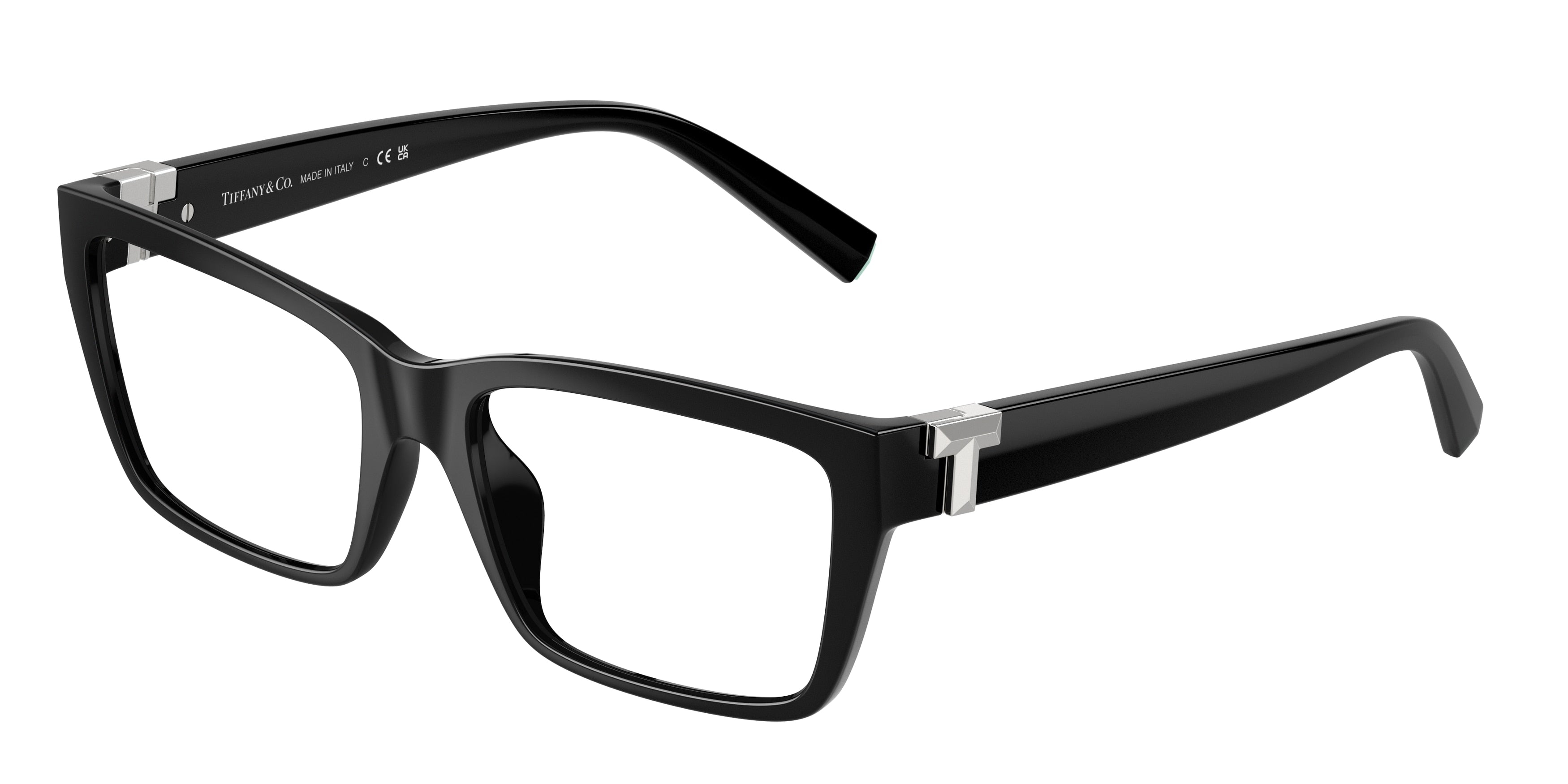 Tiffany TF2256U Pillow Eyeglasses 8001-Black 54-140-17 - Color Map Black