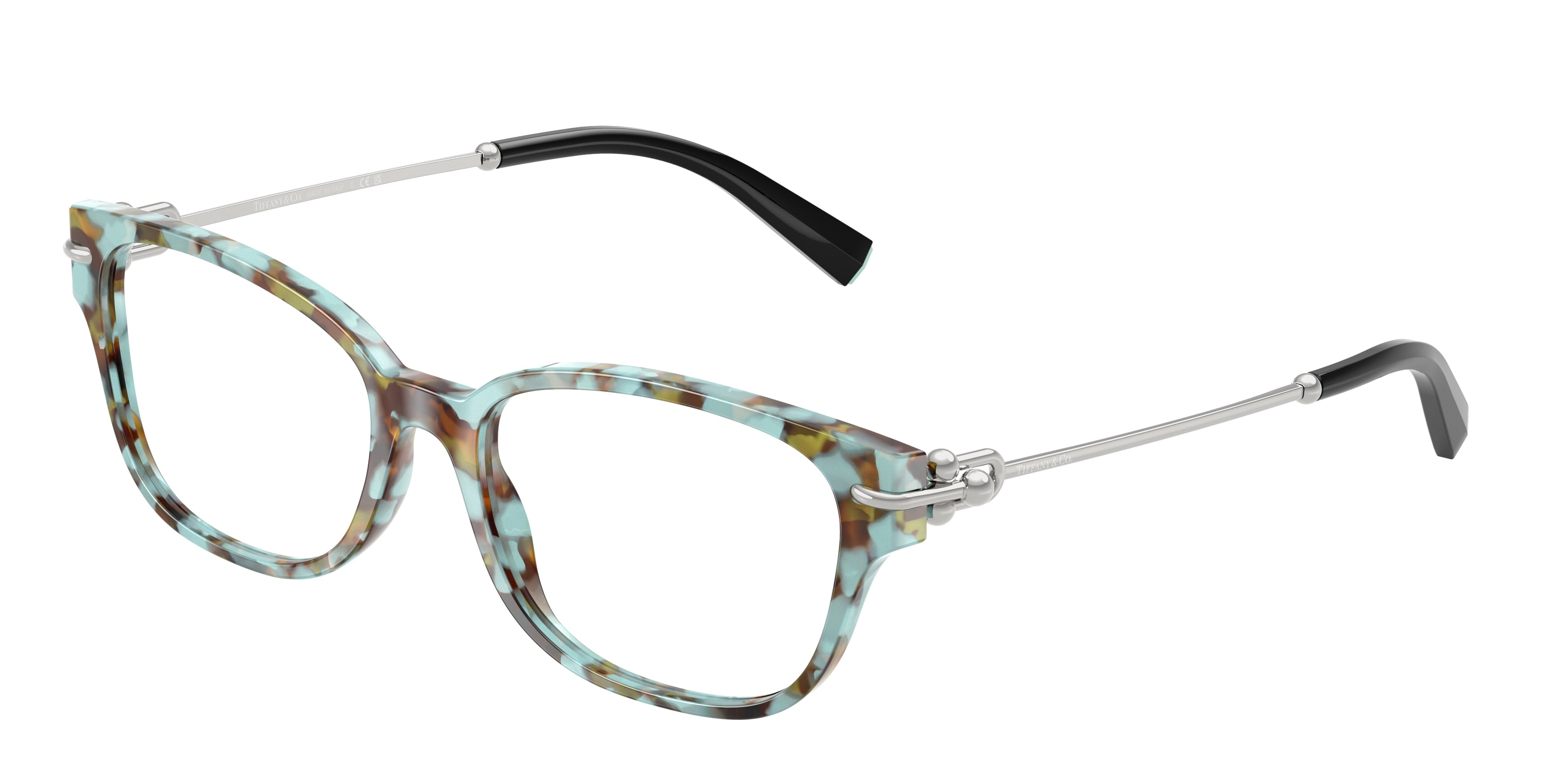Tiffany TF2262 Pillow Eyeglasses 8441-Blonde Tiffany Havana 54-140-17 - Color Map Tortoise