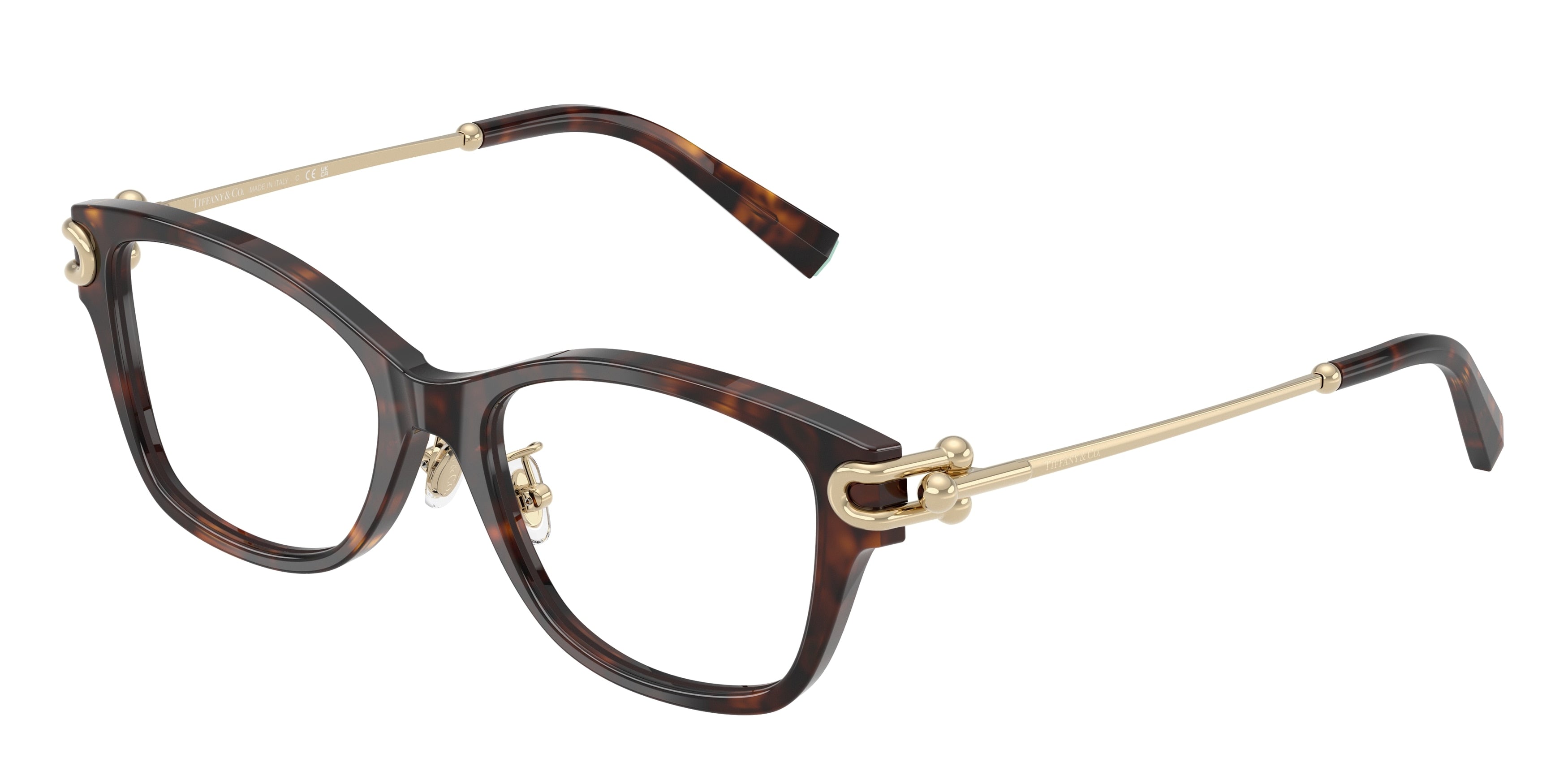 Tiffany TF2266F Butterfly Eyeglasses 8015-Havana 51-140-17 - Color Map Tortoise