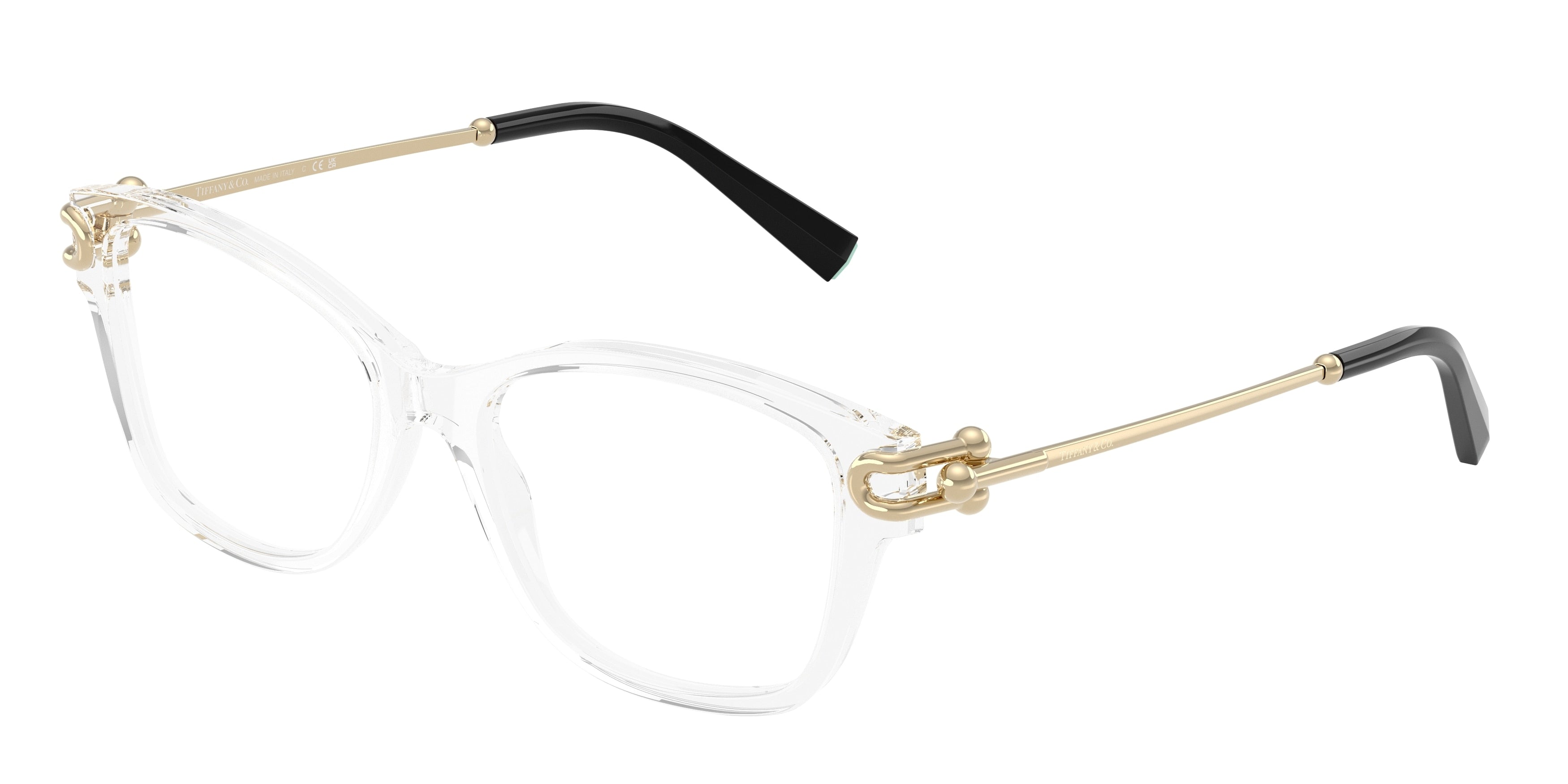 Tiffany TF2266 Butterfly Eyeglasses 8047-Crystal 53-140-17 - Color Map Transparent