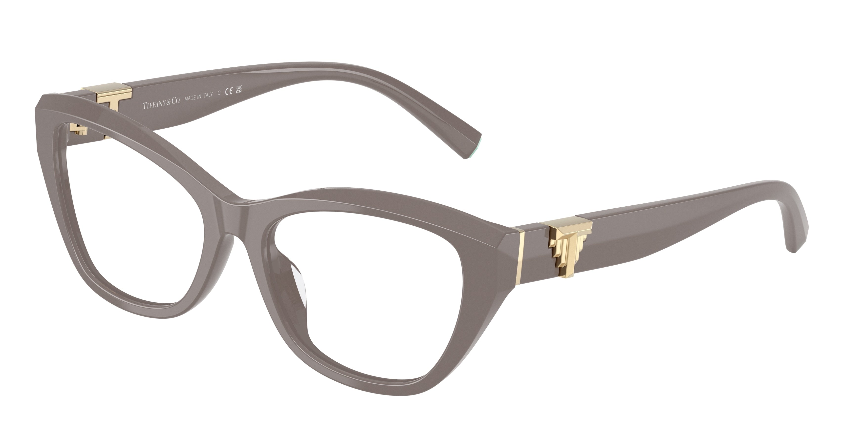 Tiffany TF2268U Cat Eye Eyeglasses 8401-Chocolate Truffle 54-140-17 - Color Map Brown