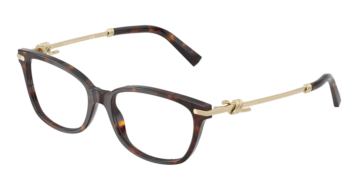 Tiffany TF2281 Pillow Eyeglasses for Women — Free Shipping - 51-140-16 / 8015-Havana