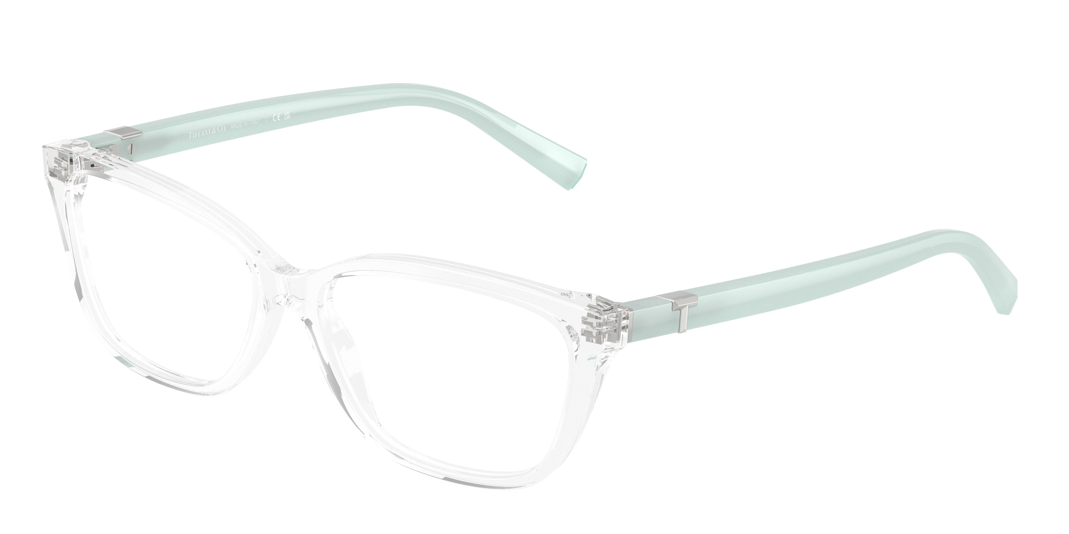 Tiffany TF2282F Pillow Eyeglasses 8047-Clear 53-140-15 - Color Map Transparent