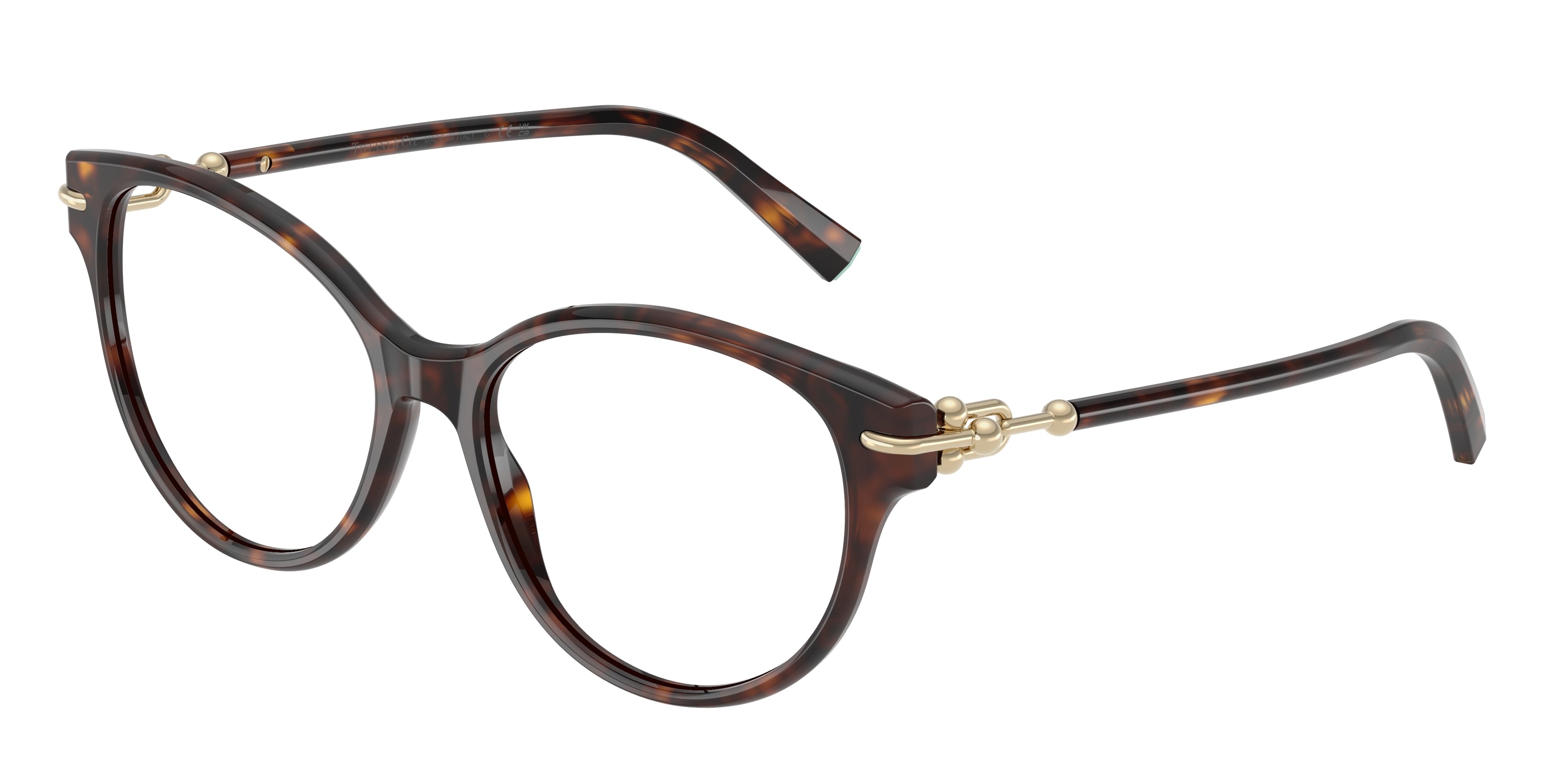 Tiffany TF2289F Cat Eye Eyeglasses 8015-Havana 53-140-16 - Color Map Tortoise
