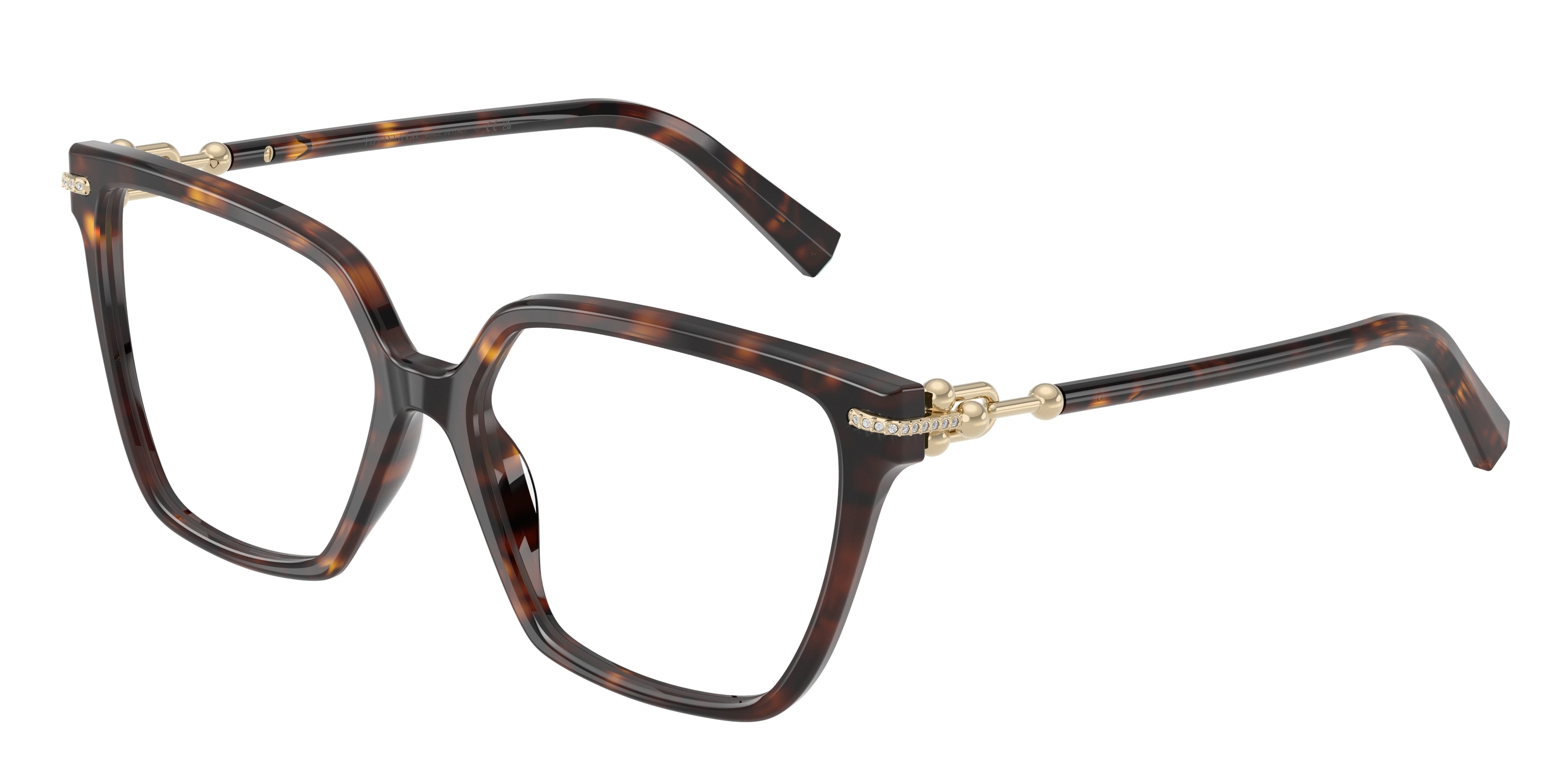 Tiffany TF2290BU Square Eyeglasses 8015-Havana 55-140-15 - Color Map Tortoise