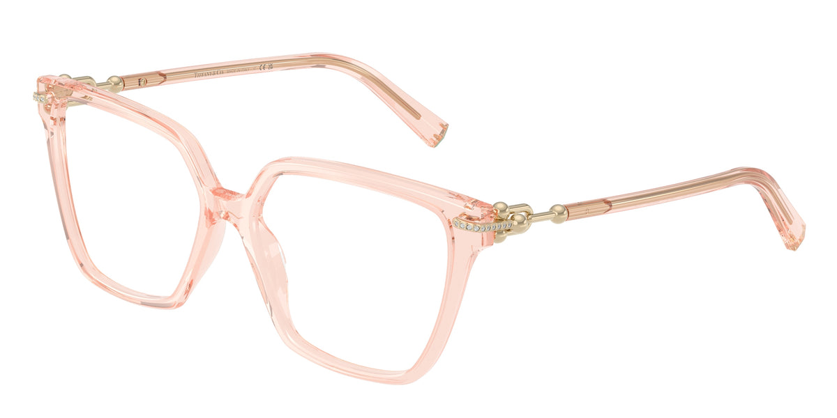 Tiffany TF2290BU Square Eyeglasses 8278-Crystal Nude 55-140-15 - Color Map Transparent
