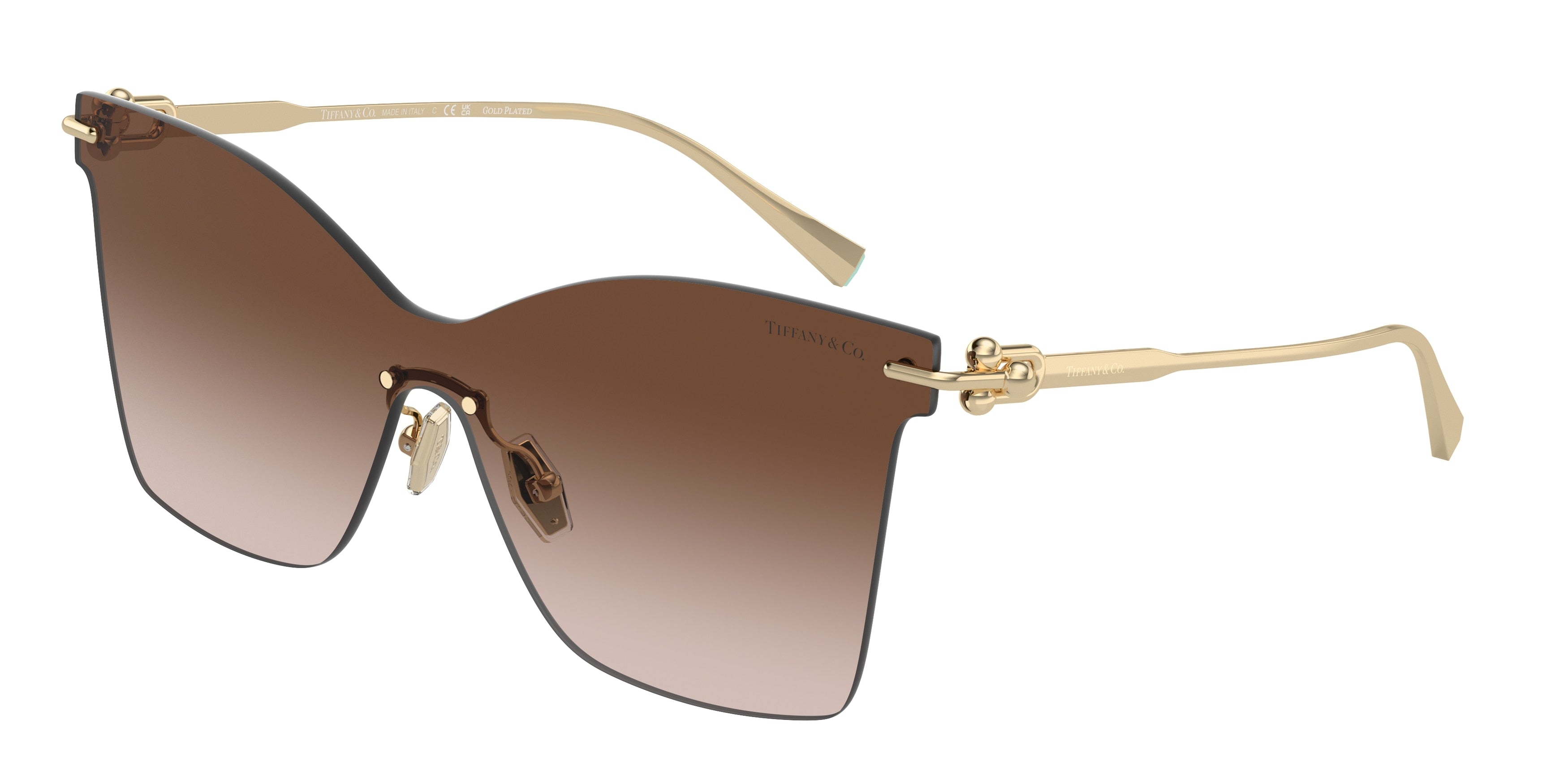 Tiffany TF3103K Butterfly Sunglasses 62123B-Pale Gold Plated 0-140-143 - Color Map Gold