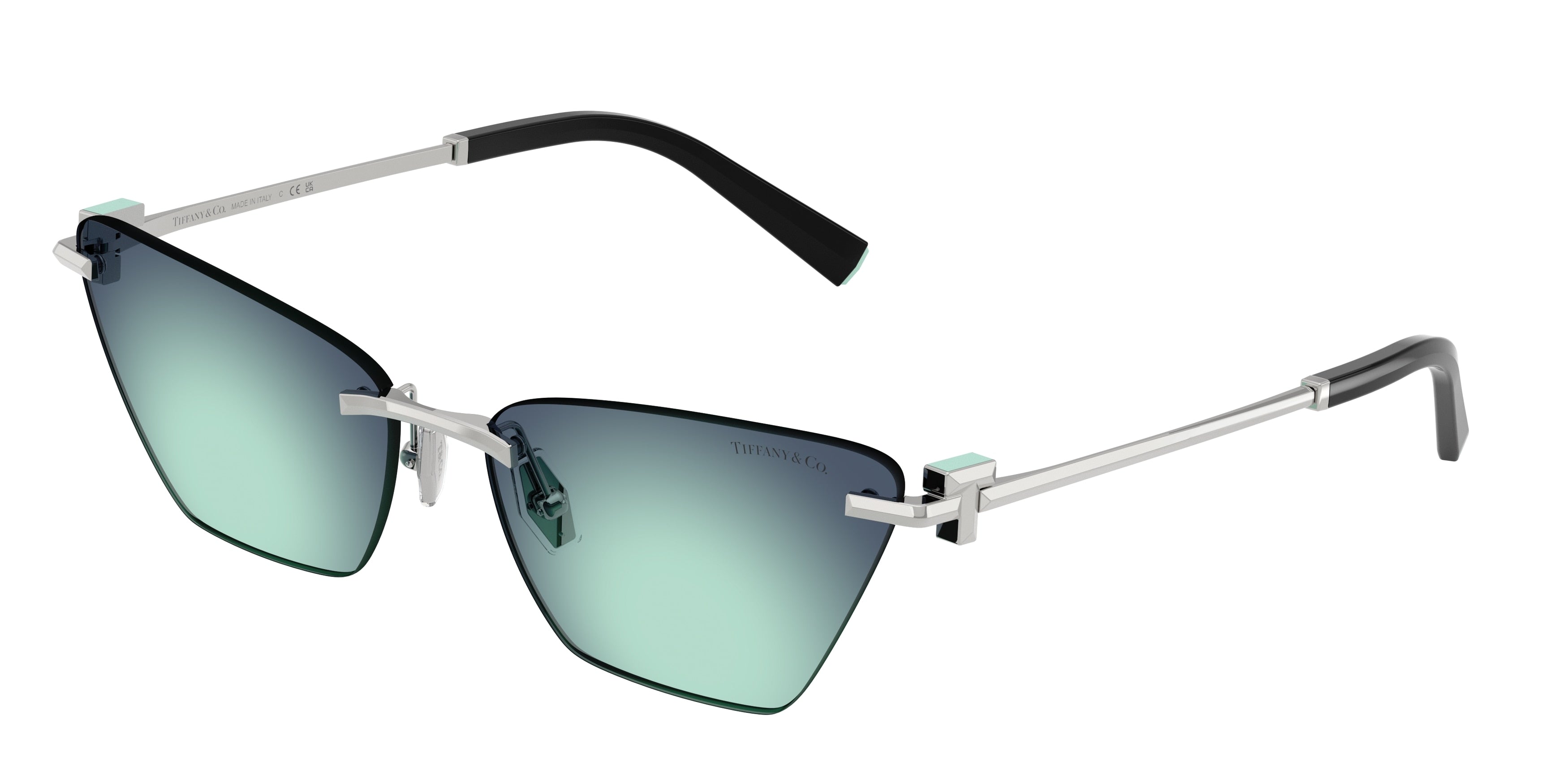 Tiffany TF3120 Butterfly Sunglasses 60019S-Silver 61-140-16 - Color Map Silver