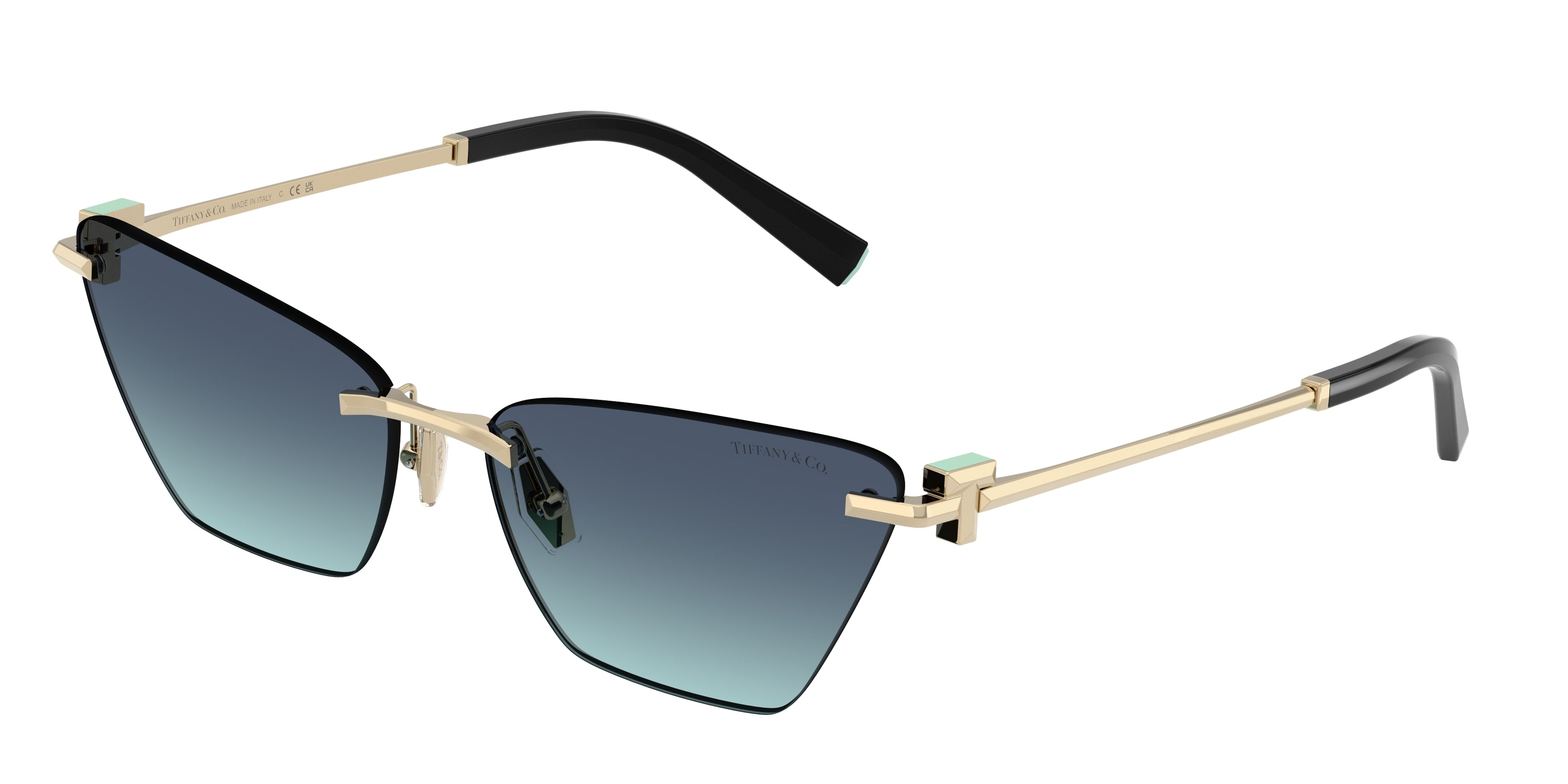 Tiffany TF3120 Butterfly Sunglasses 60219S-Pale Gold 61-140-16 - Color Map Gold