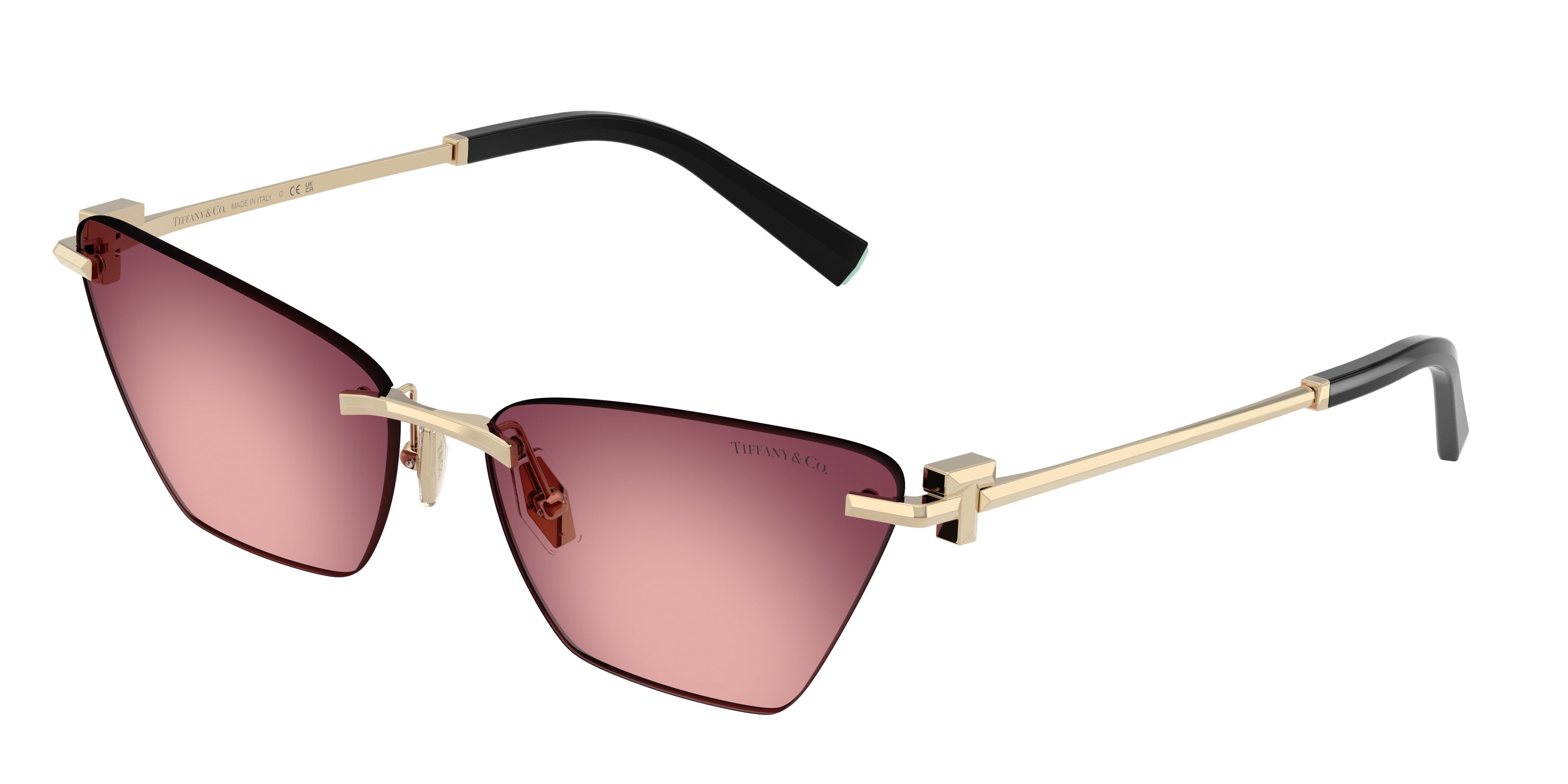 Tiffany TF3120 Butterfly Sunglasses 62428H-Pale Gold 61-140-16 - Color Map Gold