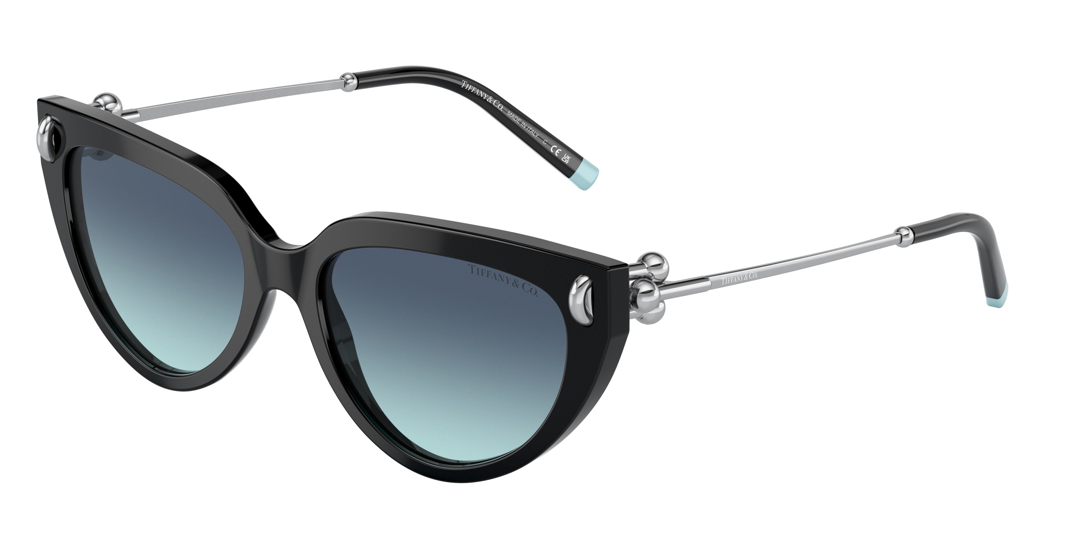 Tiffany & Co. Women\'s Cat-Eye Glasses in Black and Light Blue Tiffany & Co. Women main image 2