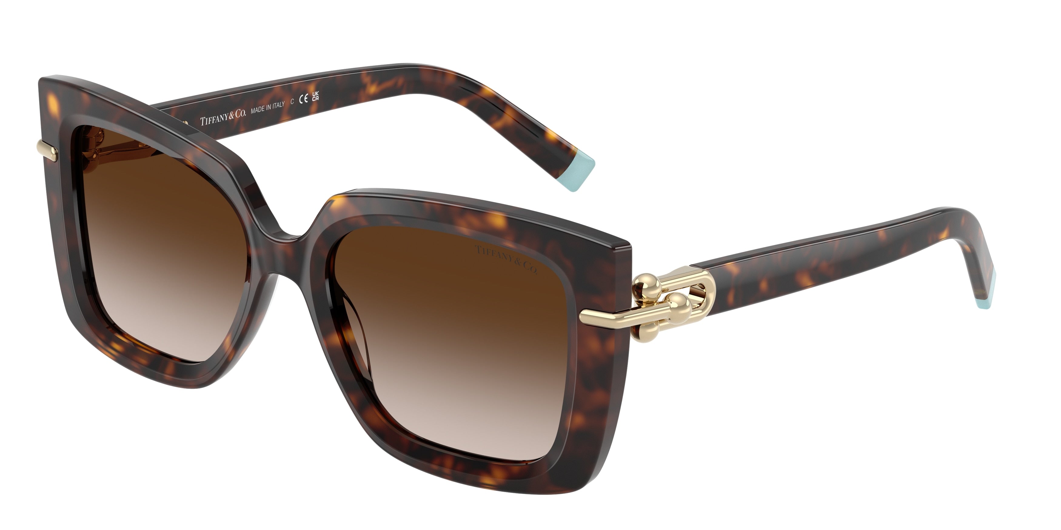 Tiffany TF4199 Butterfly Sunglasses 80153B-Havana 53-140-18 - Color Map Tortoise