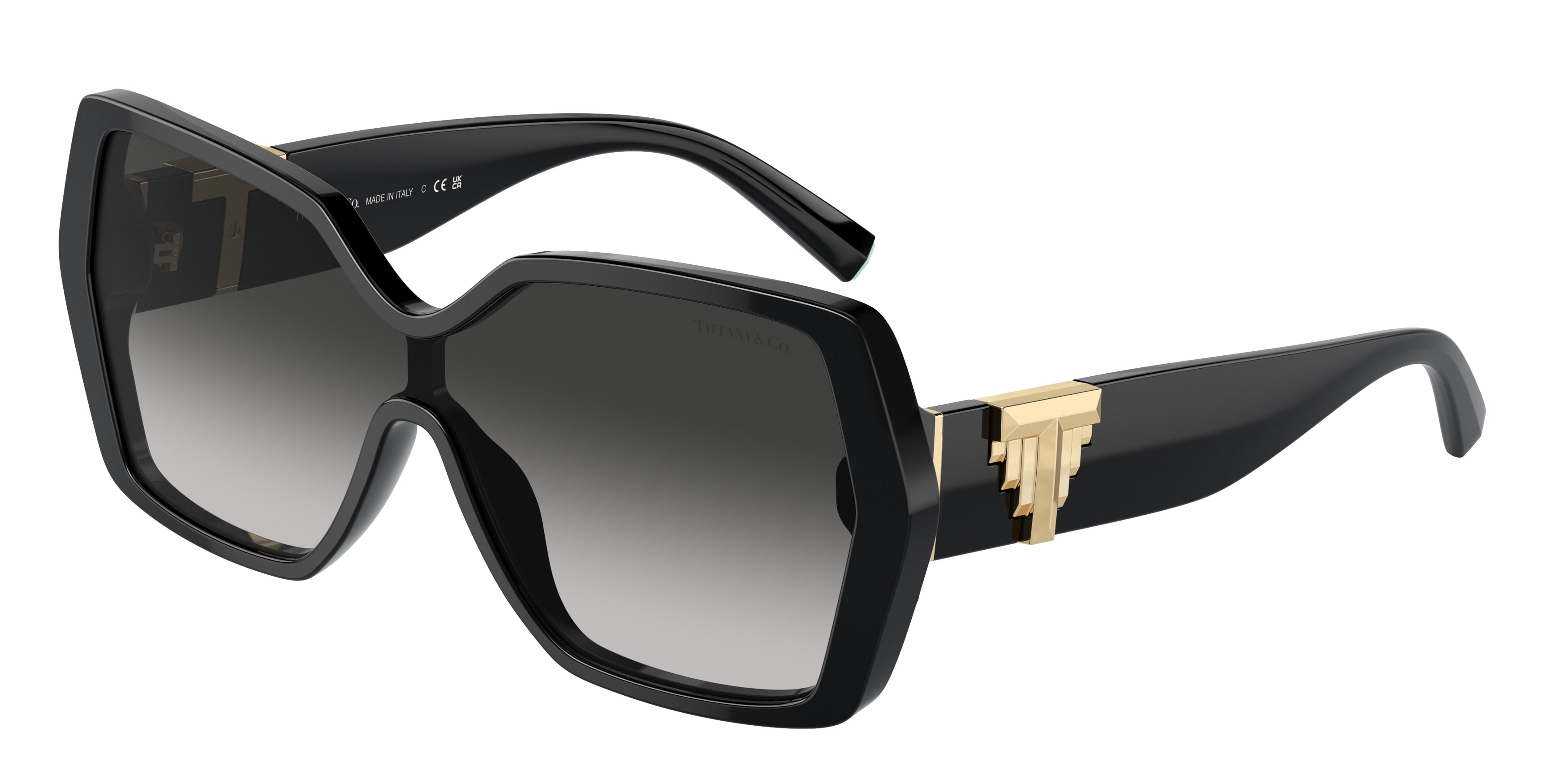 Tiffany TF4219 Pillow Sunglasses 80013C-Black 0-140-129 - Color Map Black