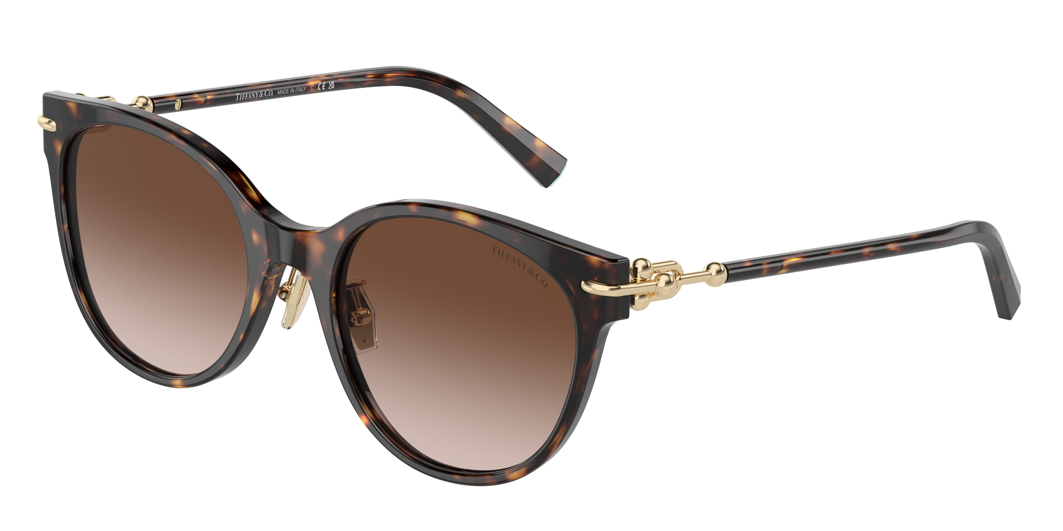 Tiffany TF4223D Cat Eye Sunglasses 80153B-Havana 54-140-20 - Color Map Tortoise