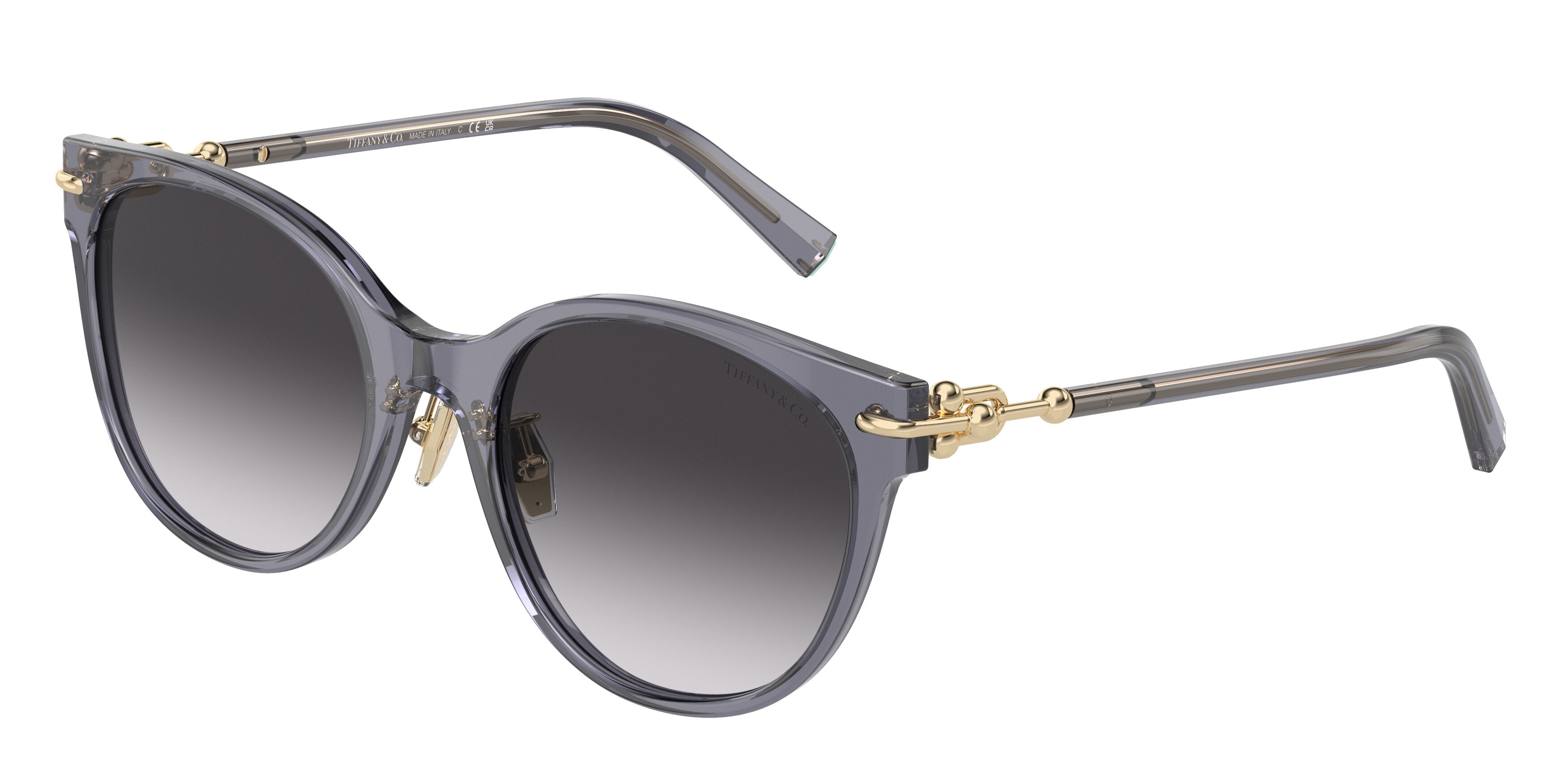 Tiffany TF4223D Cat Eye Sunglasses 84053C-Crystal Dark Violet 54-140-20 - Color Map Violet