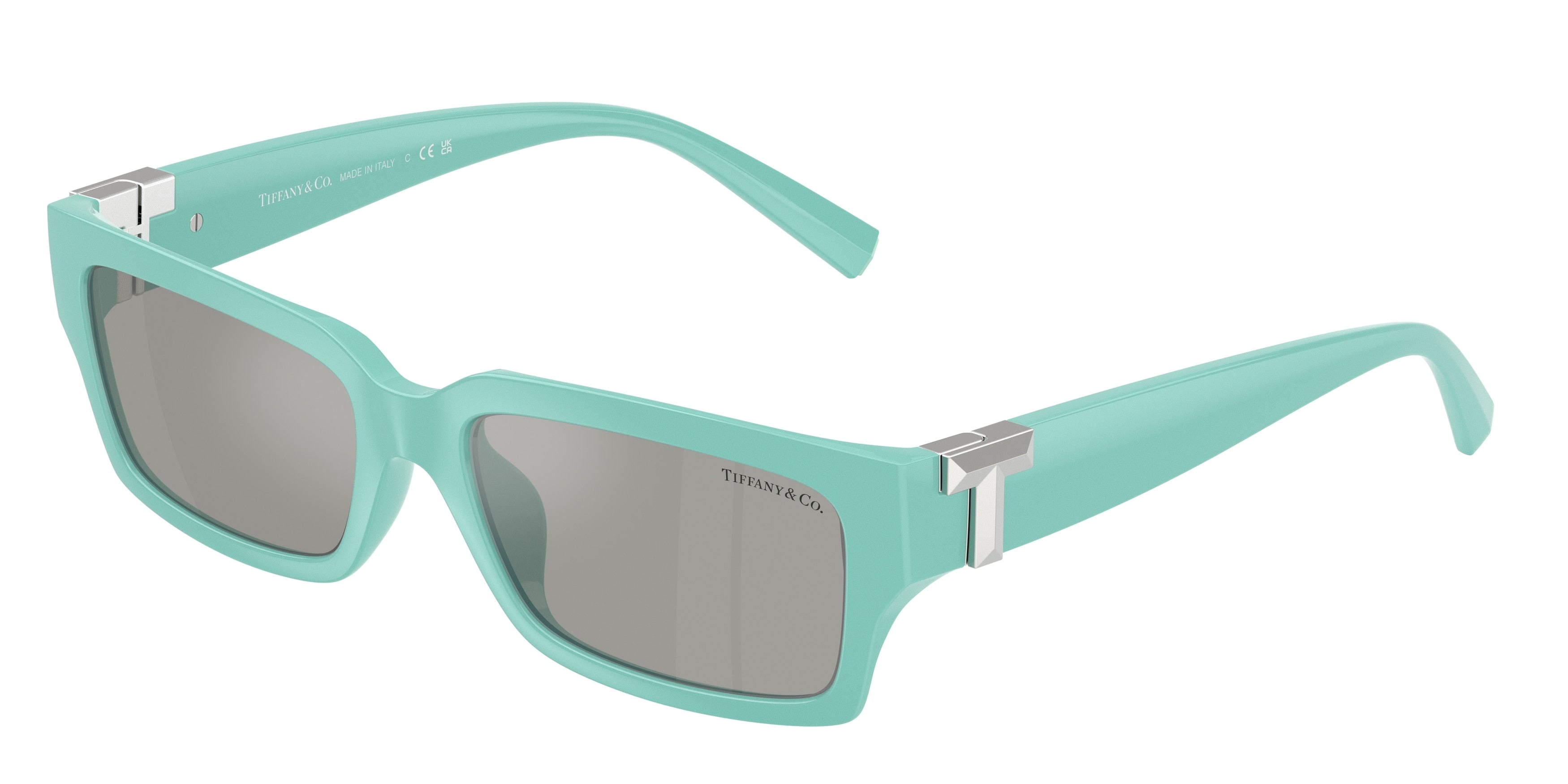 Tiffany TF4226U Rectangle Sunglasses 83886G-Tiffany Blue 56-140-17 - Color Map Blue