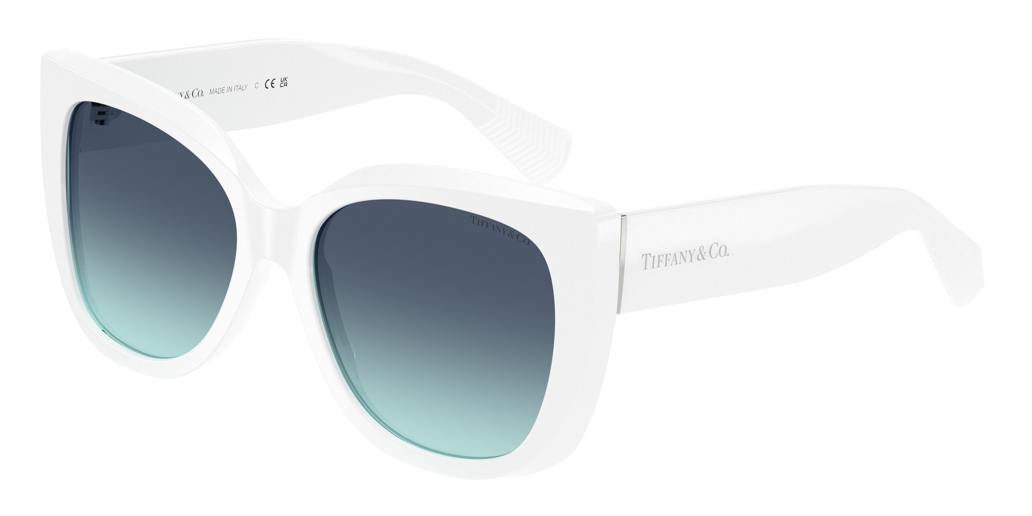 Tiffany TF4229 Square Sunglasses 83929S-White 55-140-17 - Color Map White