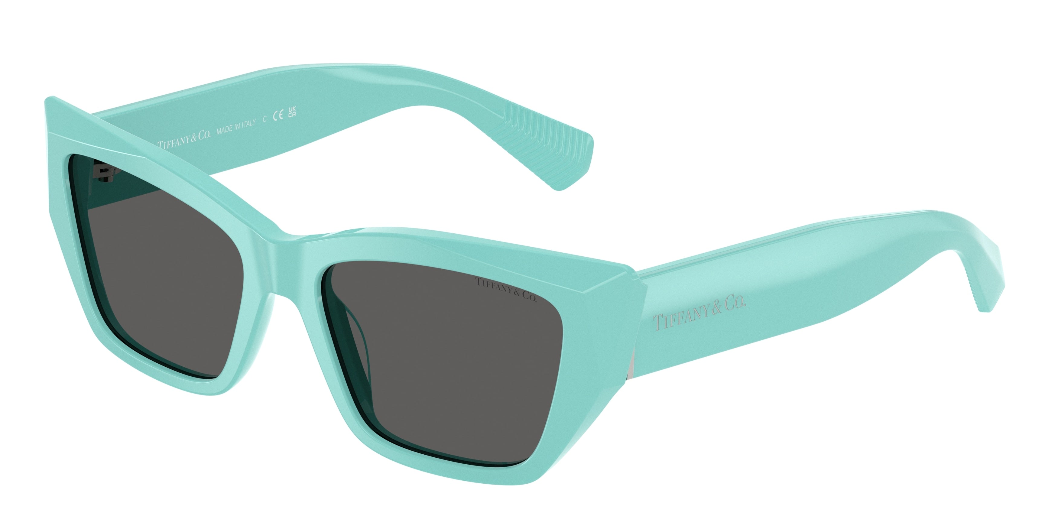 Tiffany TF4230 Cat Eye Sunglasses  8388S4-Tiffany Blue 54-140-17 - Color Map Blue