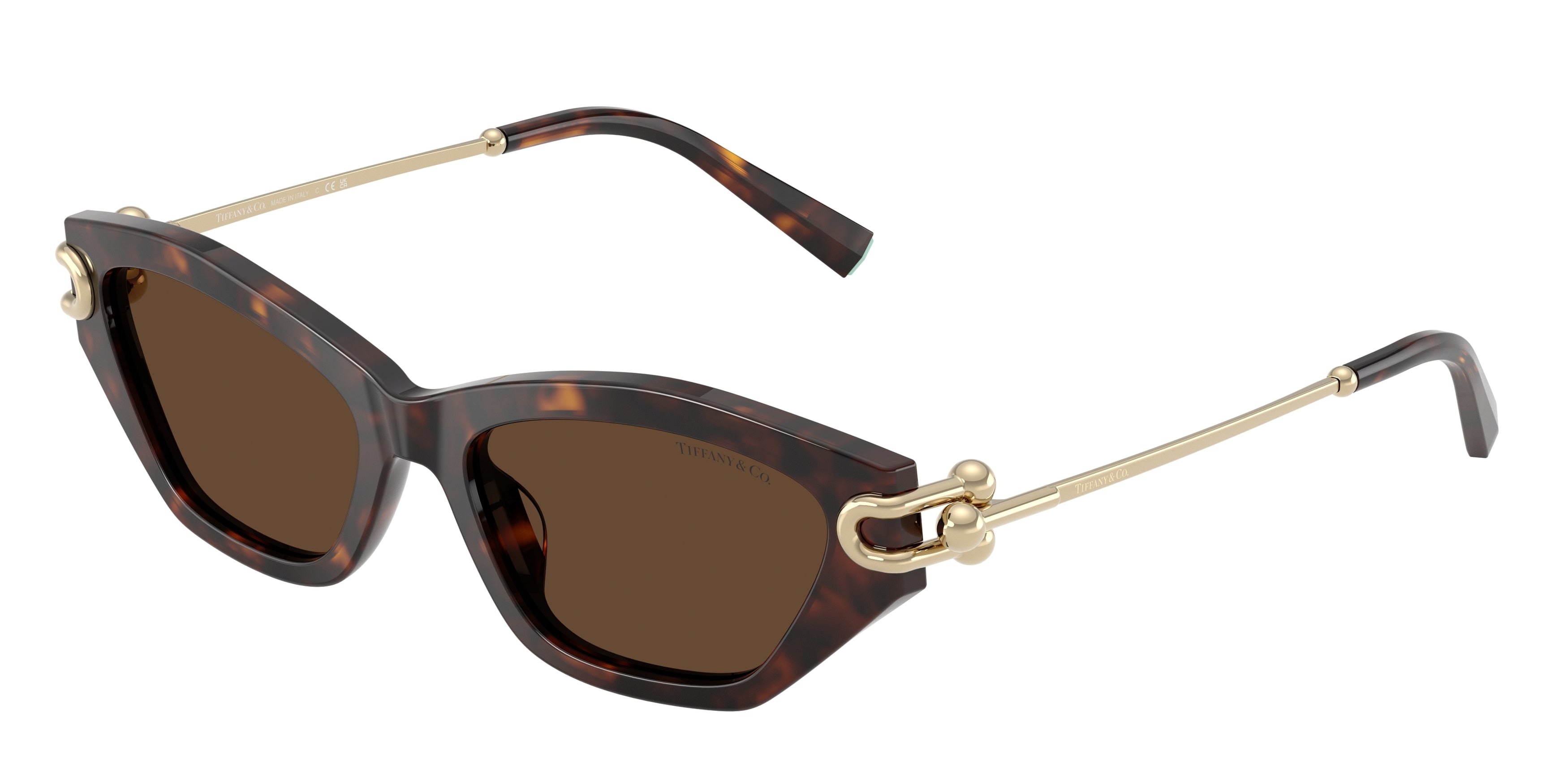 Tiffany TF4231U Cat Eye Sunglasses 80153G-Havana 53-140-17 - Color Map Tortoise