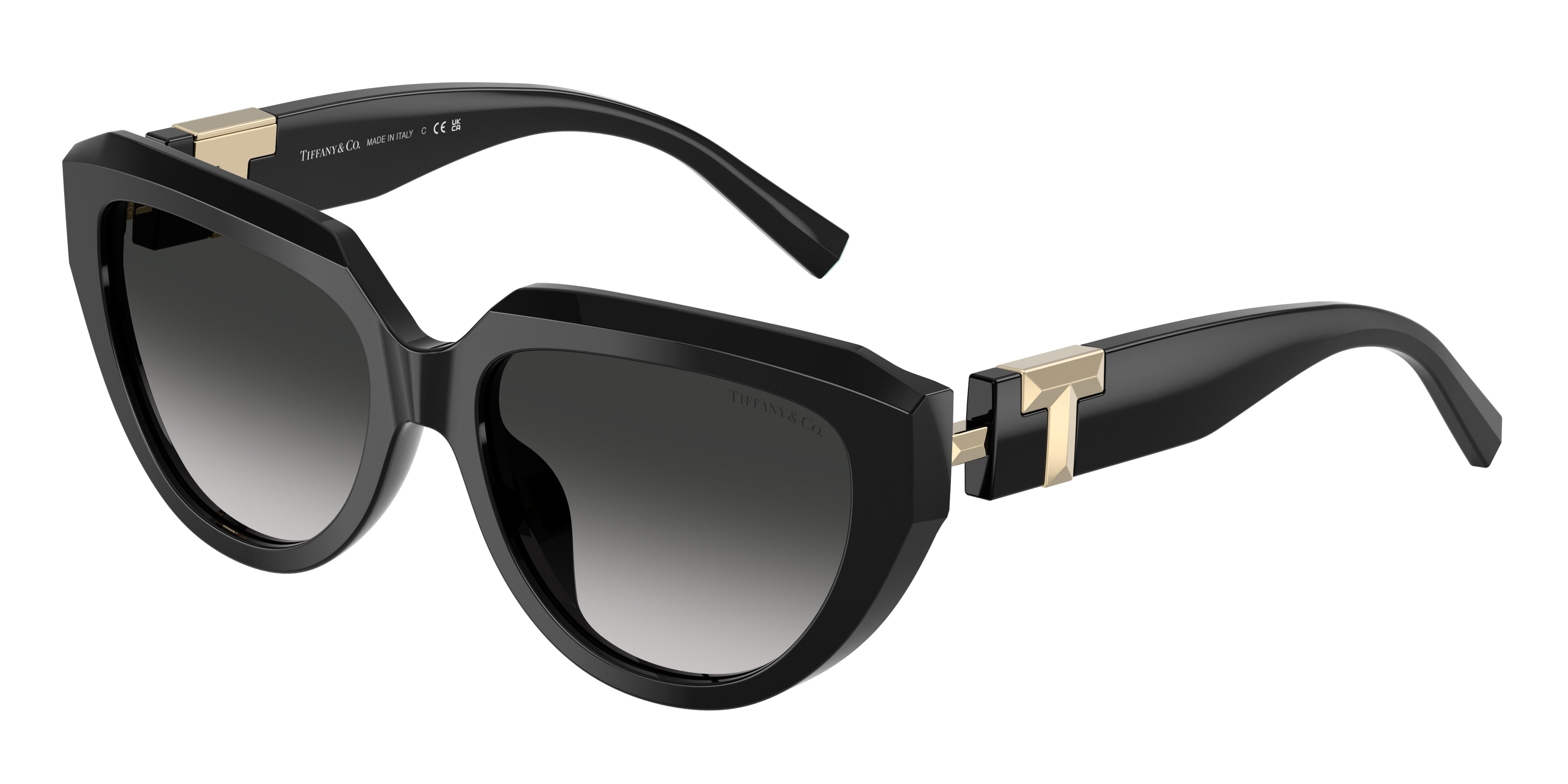Tiffany TF4238U Pillow Sunglasses 80013C-Black 55-140-17 - Color Map Black