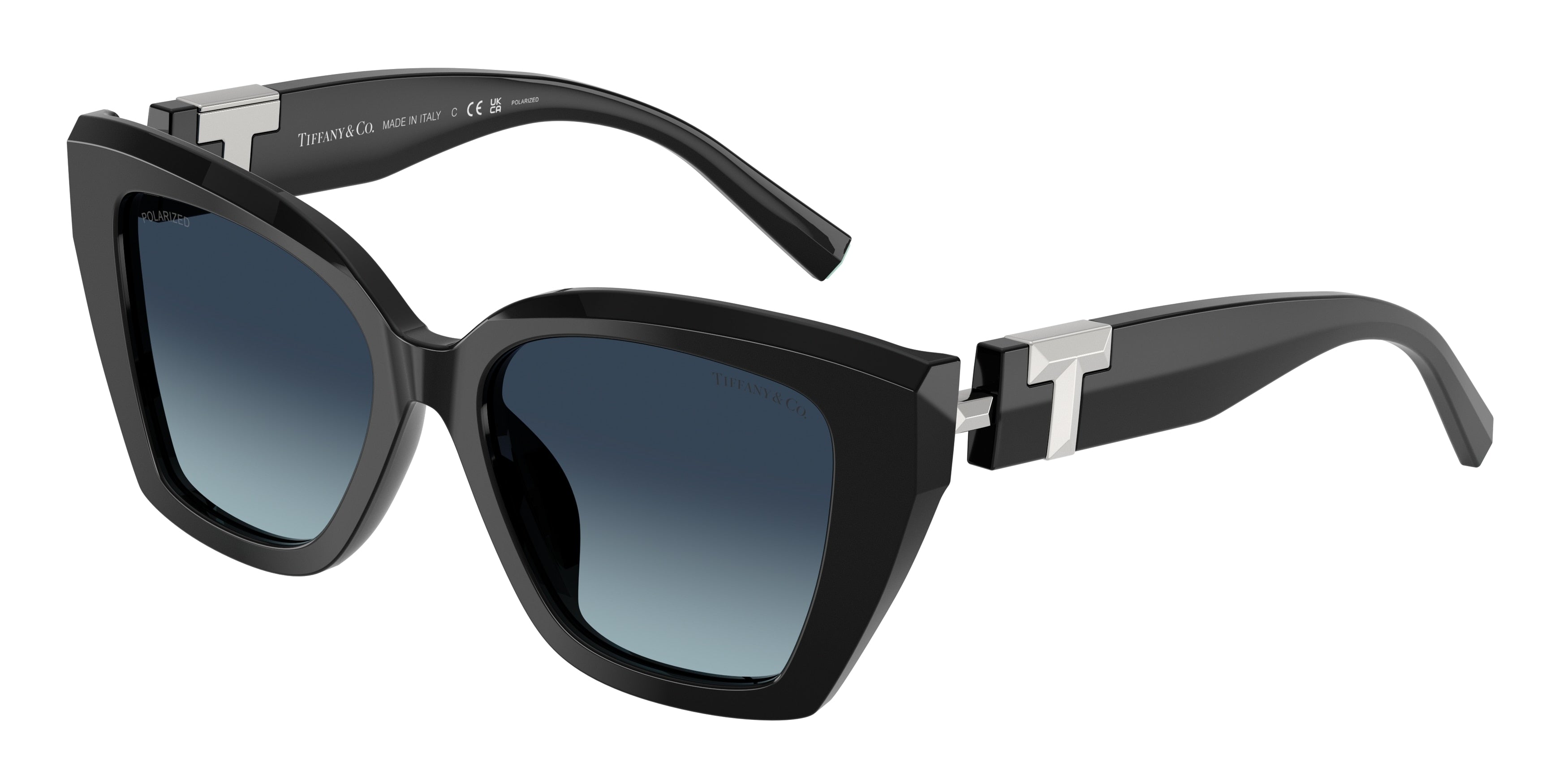 Tiffany TF4239U Square Sunglasses 83944U-Black 52-140-17 - Color Map Black