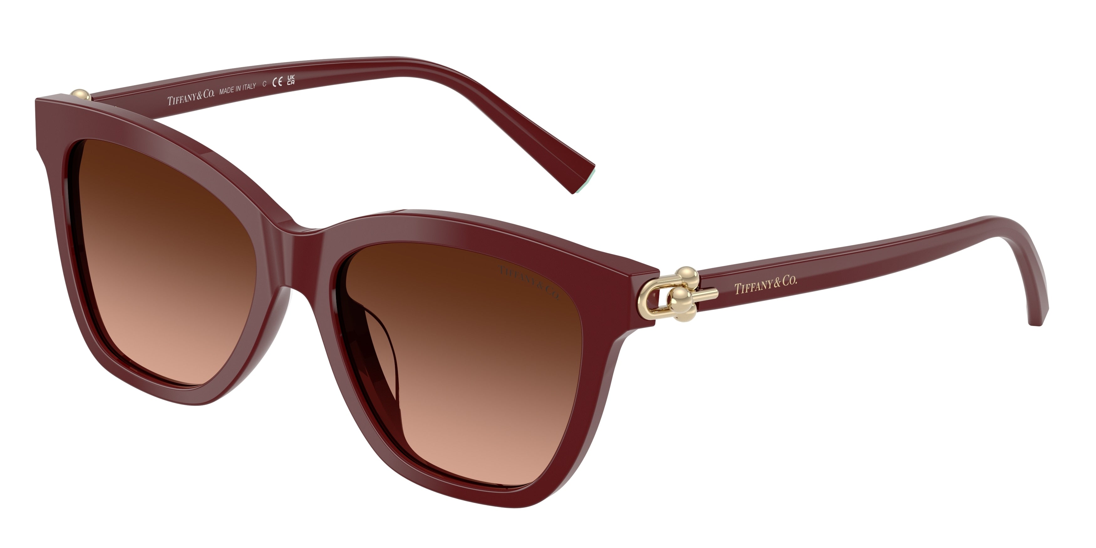 Tiffany TF4241D Square Sunglasses 84395M-Deep Ruby 54-140-17 - Color Map Bordeaux