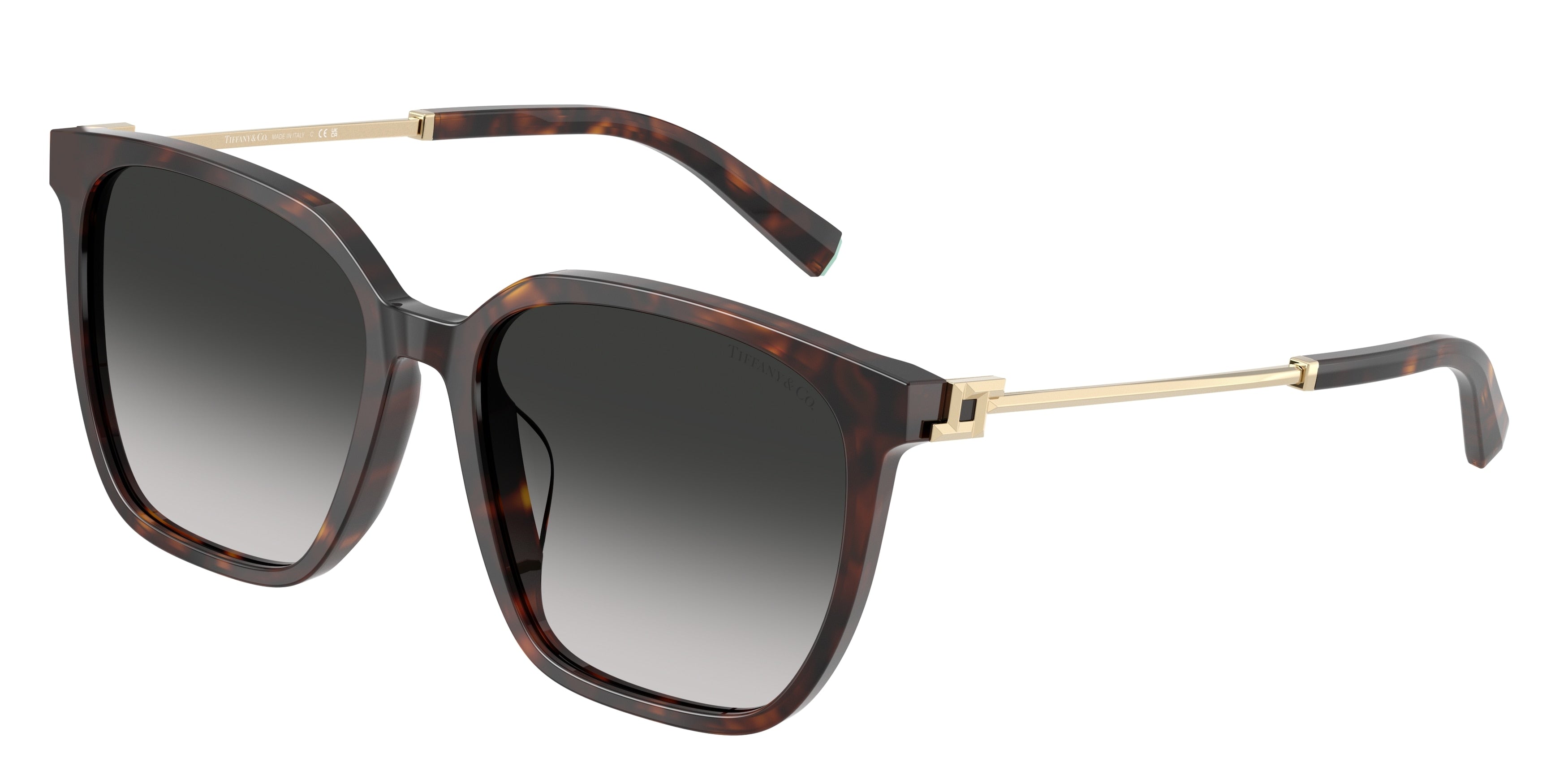 Tiffany TF4244D Square Sunglasses 80153C-Havana 56-145-17 - Color Map Tortoise