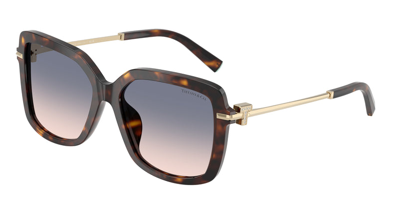 Tiffany TF4252B Square Sunglasses 801516-Havana 55-140-16 - Color Map Tortoise