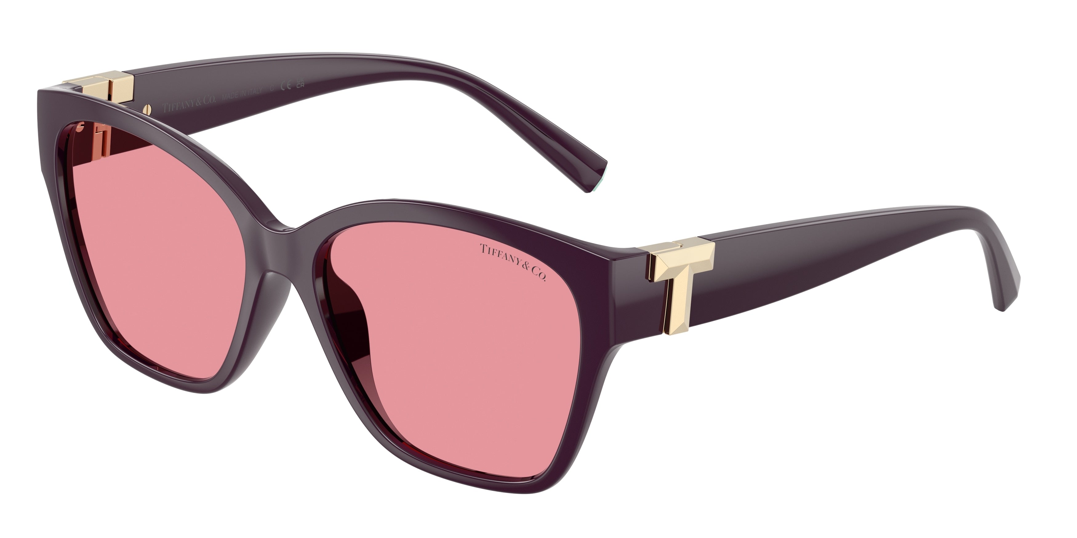 Tiffany TF4254U Square Sunglasses 84279L-Deep Kunzite 56-140-16 - Color Map Black