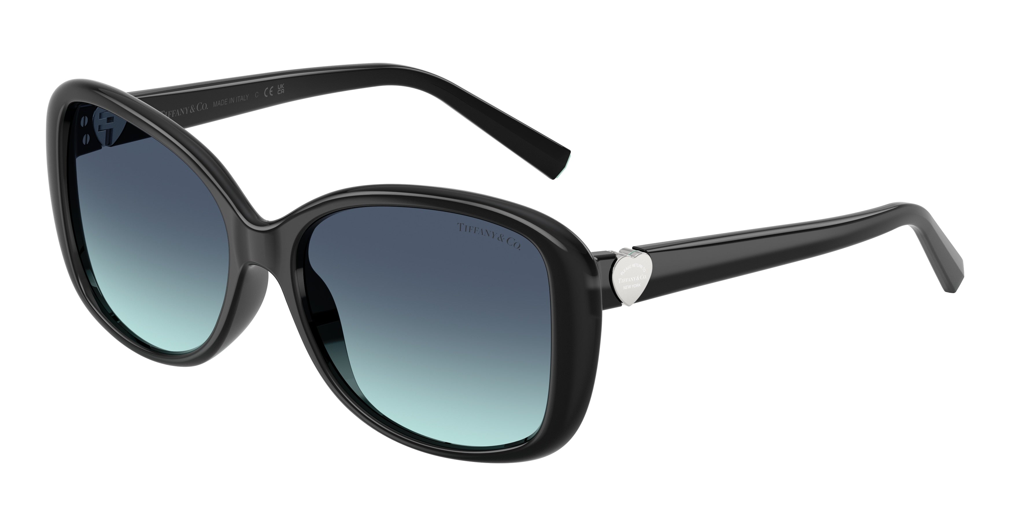 Tiffany TF4257U Pillow Sunglasses 80019S-Black 56-140-16 - Color Map Black