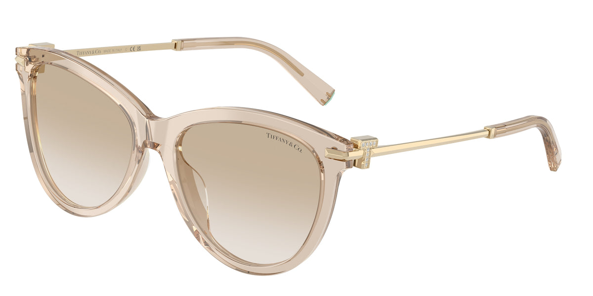 Tiffany TF4258BU Phantos Sunglasses 844511-Crystal Beige 57-145-17 - Color Map Brown