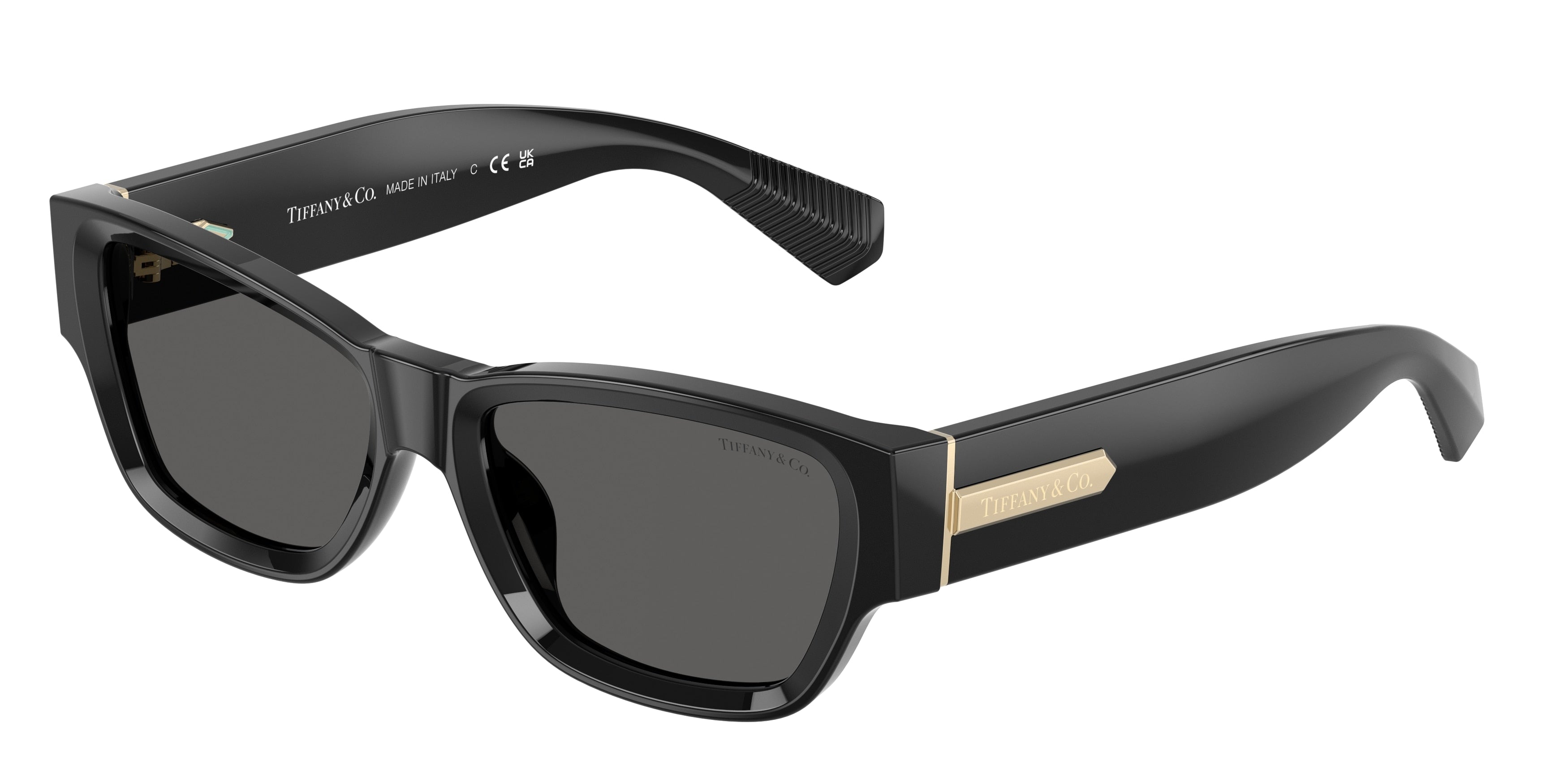 Tiffany TF4265U Rectangle Sunglasses 8001S4-Black 54-140-17 - Color Map Black