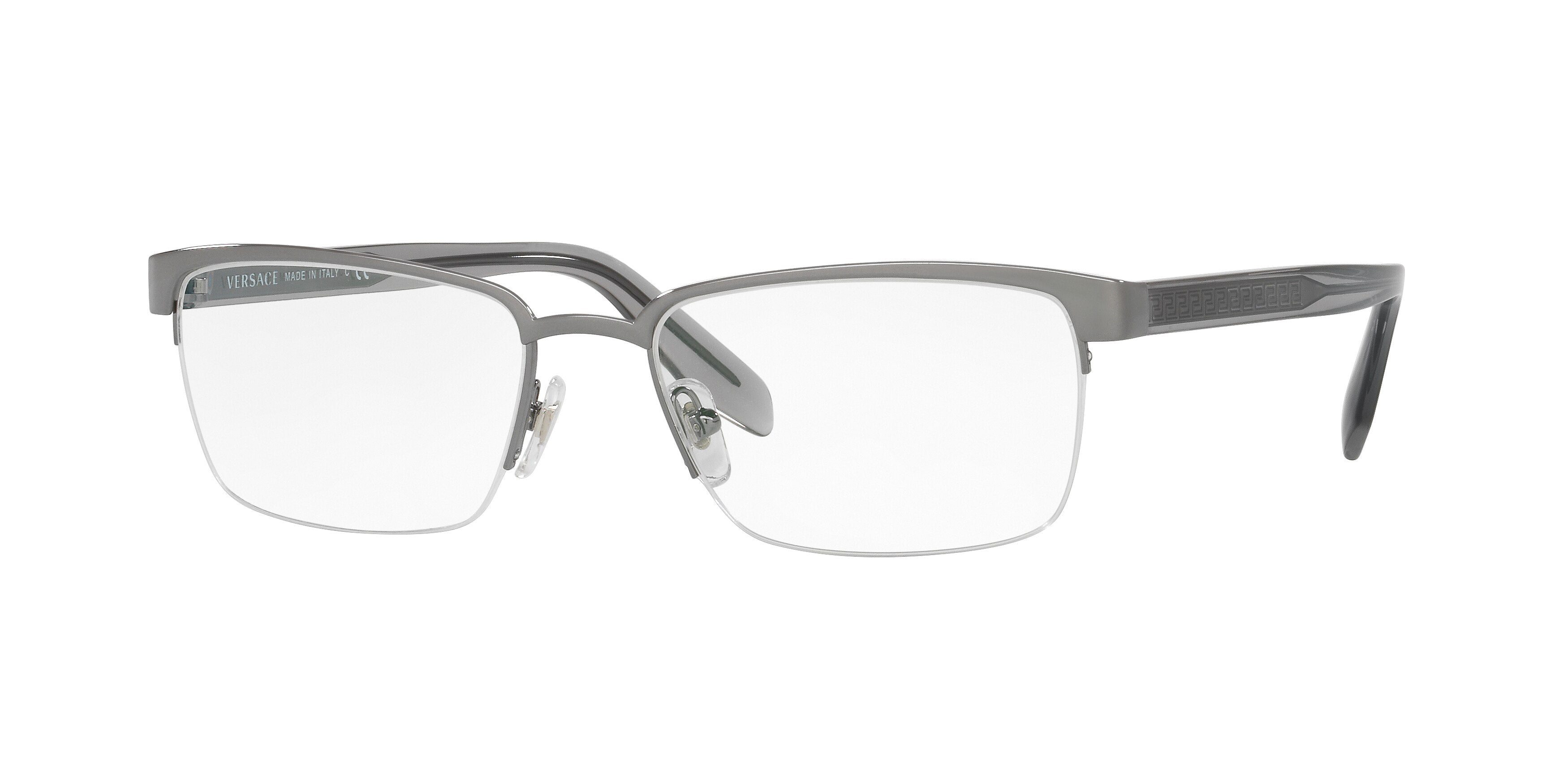 Versace VE1241 Rectangle Eyeglasses 1264-Grey 54-145-18 - Color Map Grey