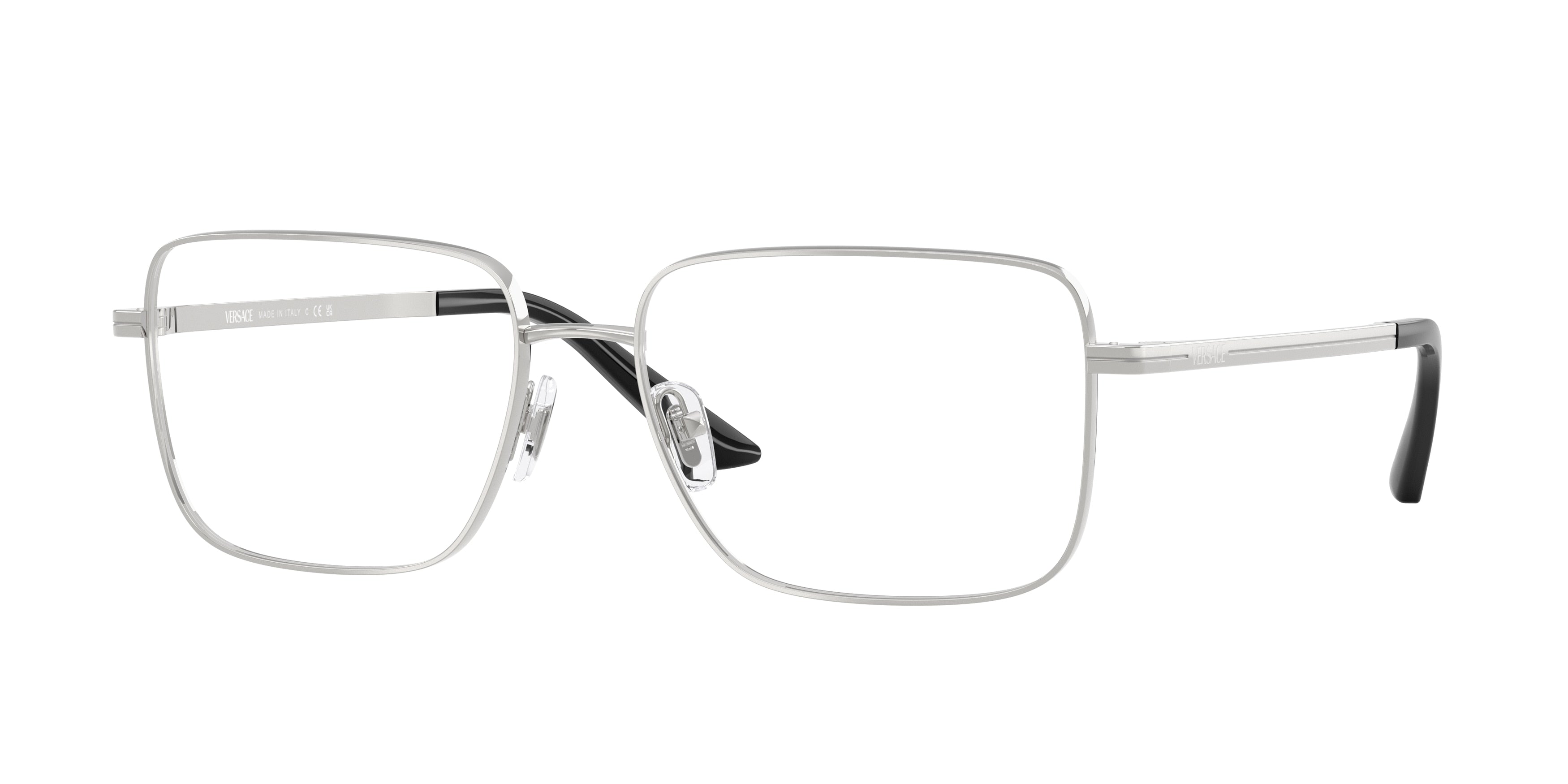 Versace VE1311 Pillow Eyeglasses  1001-Silver 57-150-16 - Color Map Silver