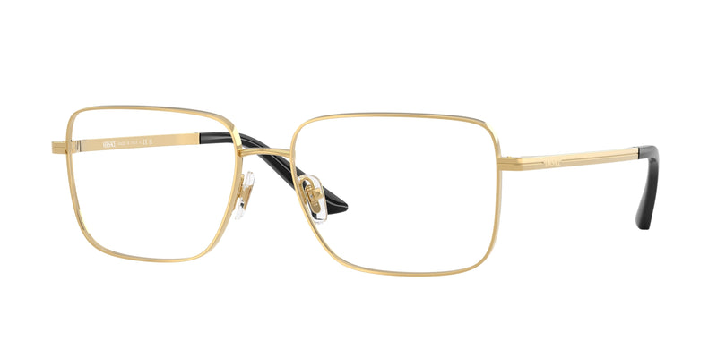 Versace VE1311 Pillow Eyeglasses 1002-Gold 57-150-16 - Color Map Gold
