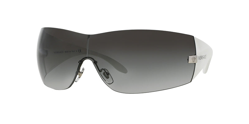 Versace VE2054 Square Sunglasses 10008G-Silver 41-115-141 - Color Map Silver