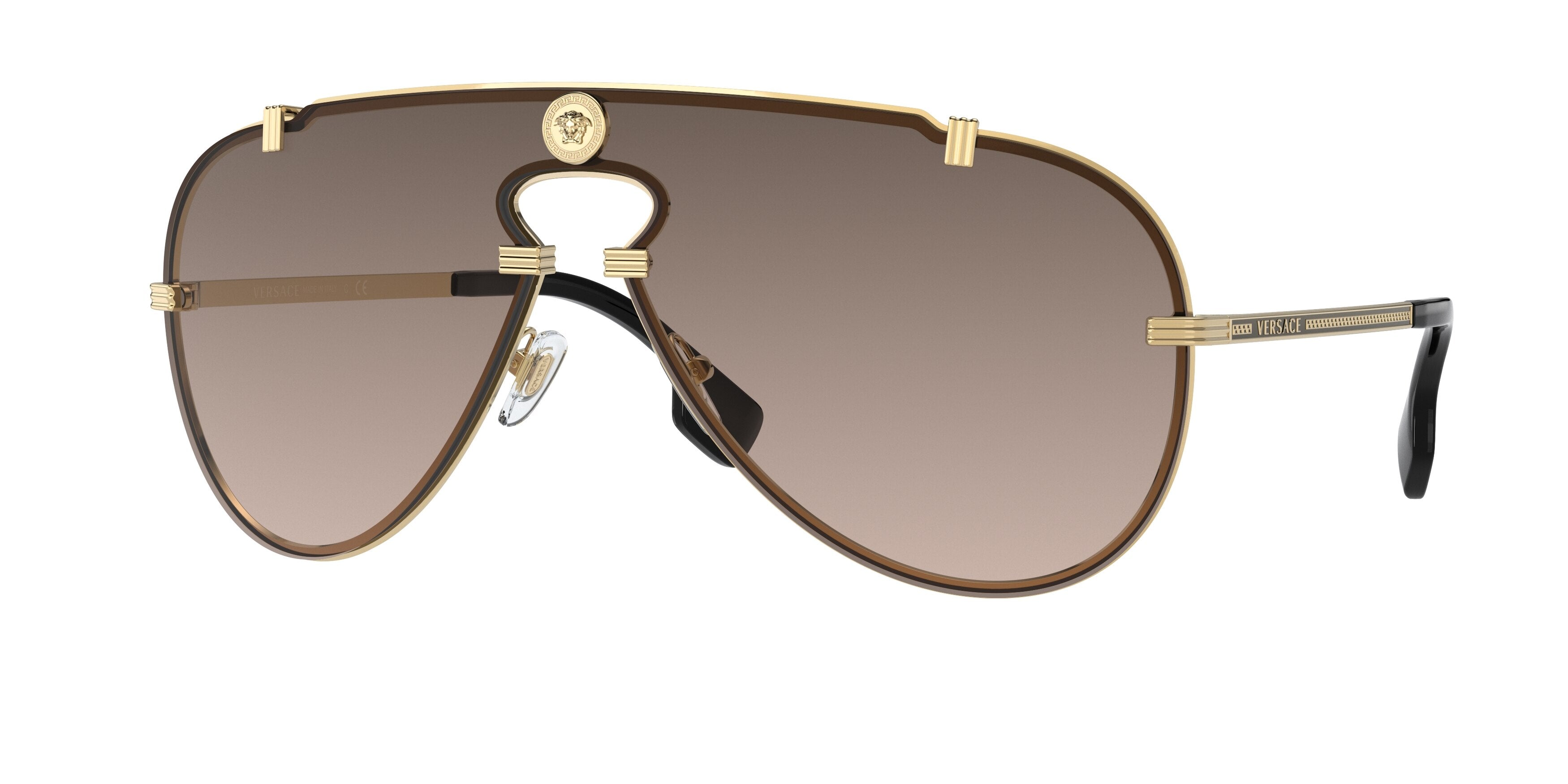 Versace VE2243 Pilot Sunglasses 100213-Gold 0-140-143 - Color Map Gold