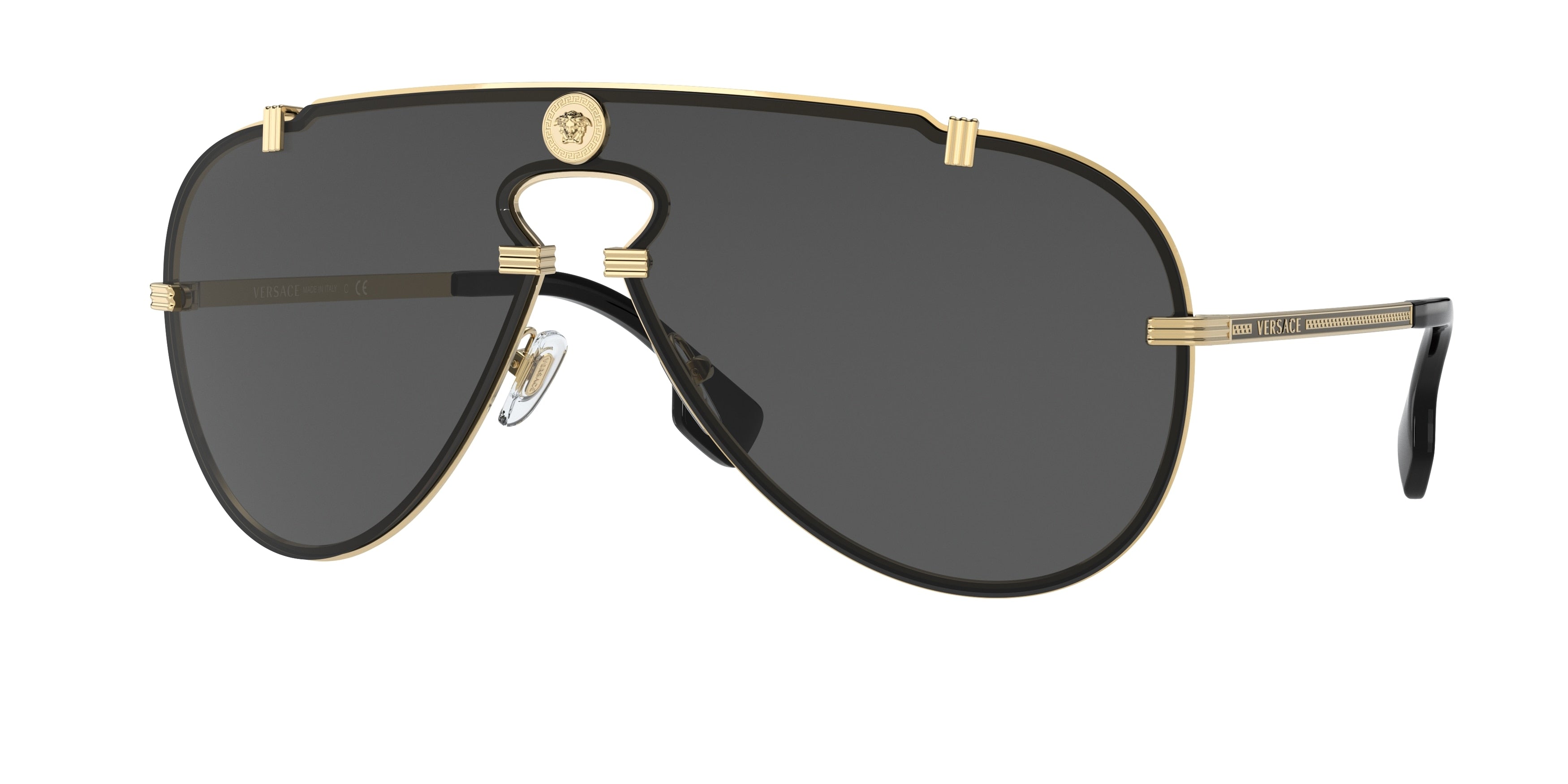 Versace VE2243 Pilot Sunglasses 100287-Gold 0-140-143 - Color Map Gold