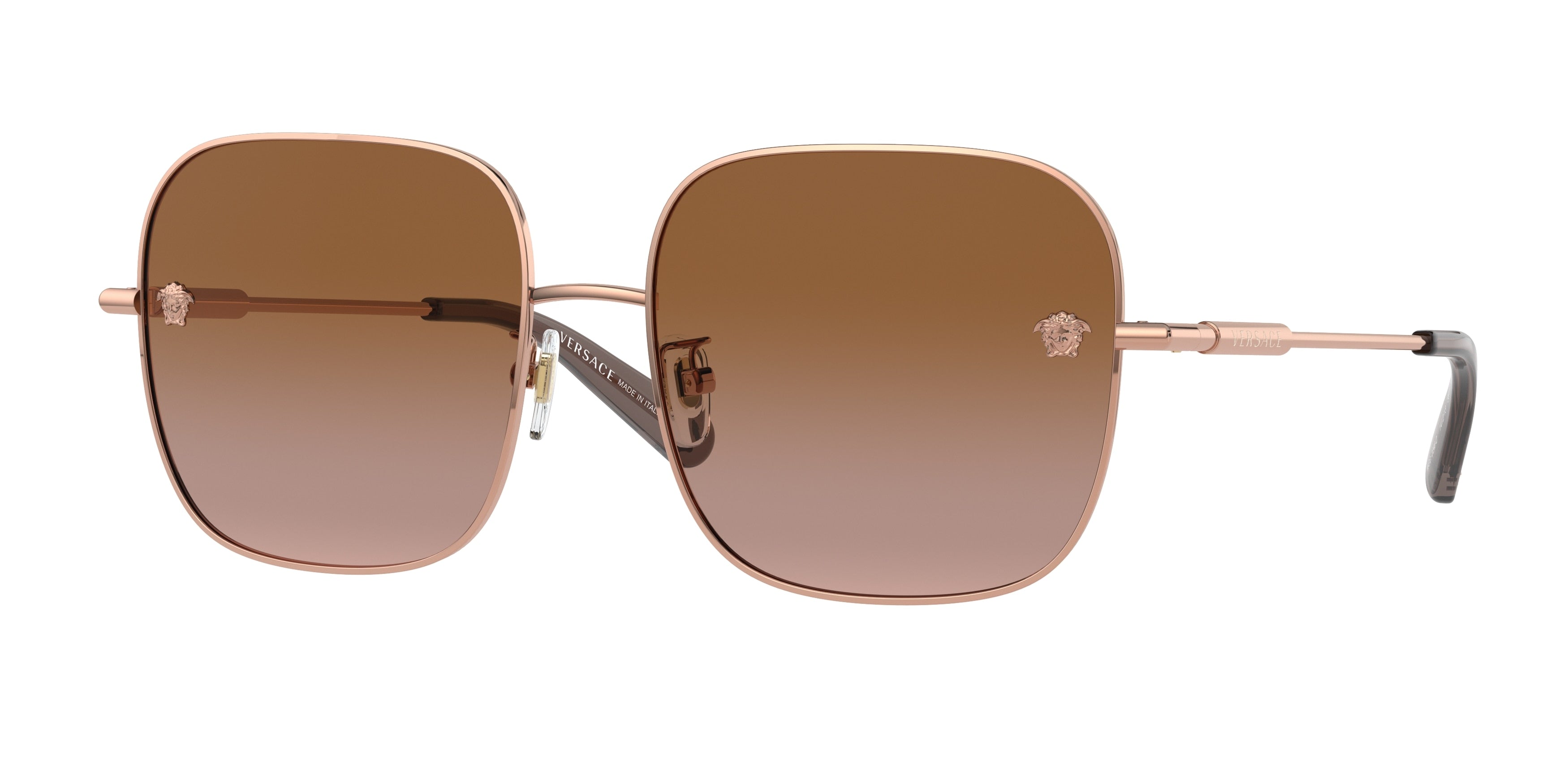 Versace VE2246D Square Sunglasses 141213-Rose Gold 59-145-17 - Color Map Gold