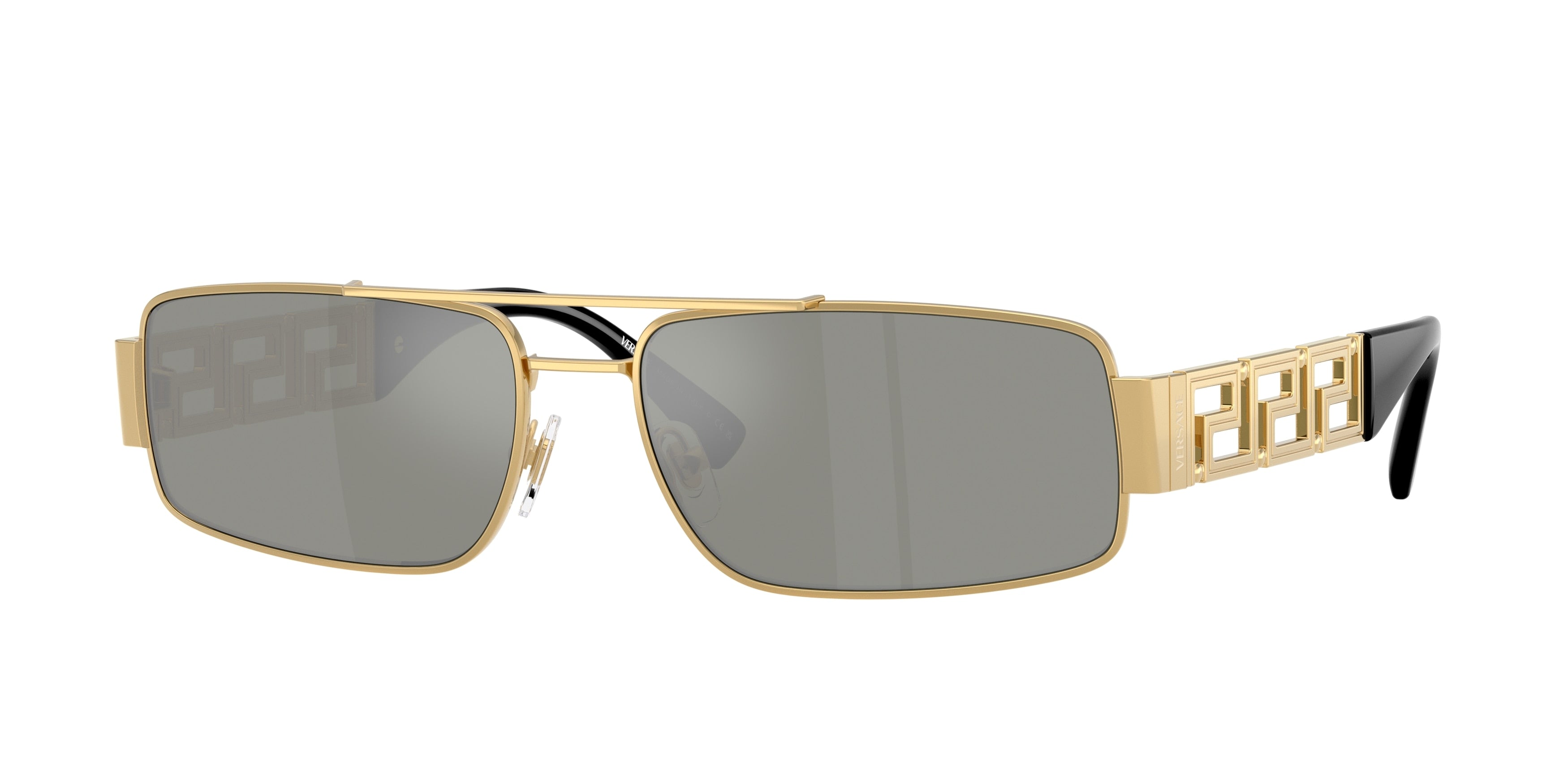 Versace VE2257 Rectangle Sunglasses 100230-Gold 60-145-16 - Color Map Gold