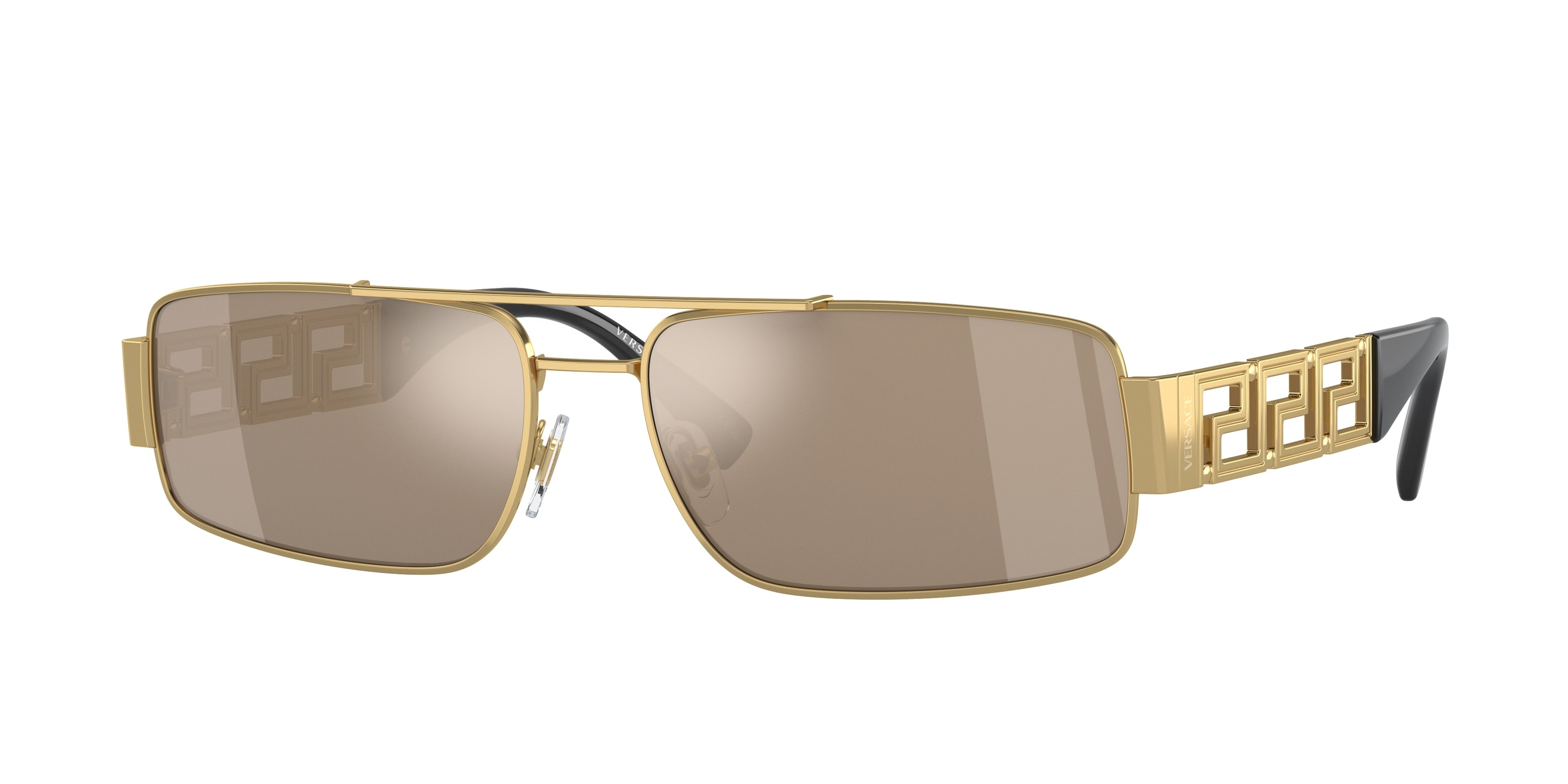 Versace VE2257 Rectangle Sunglasses 10025A-Gold 60-145-16 - Color Map Gold