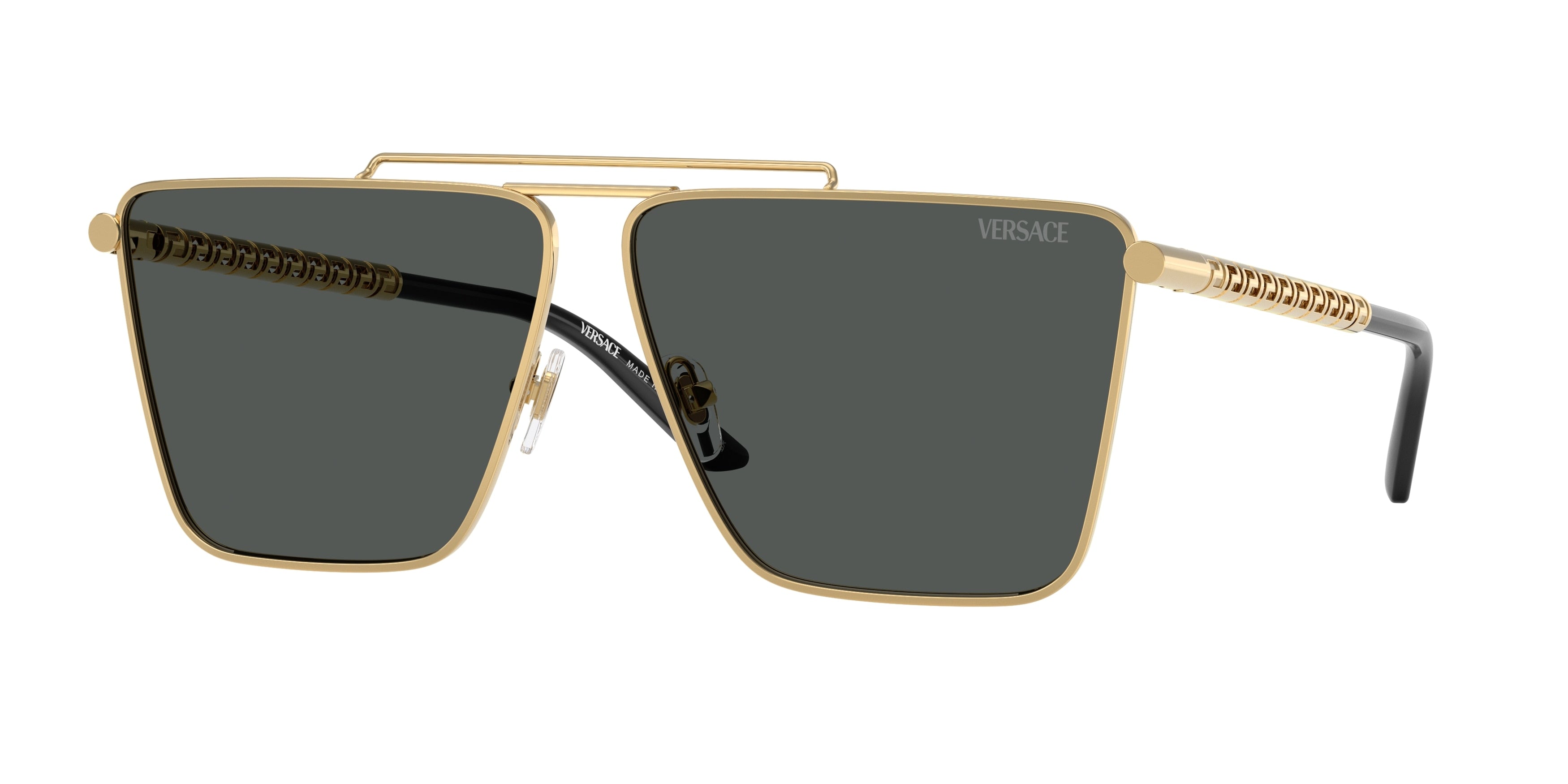 Versace VE2266 Pillow Sunglasses 100287-Gold 64-145-11 - Color Map Gold