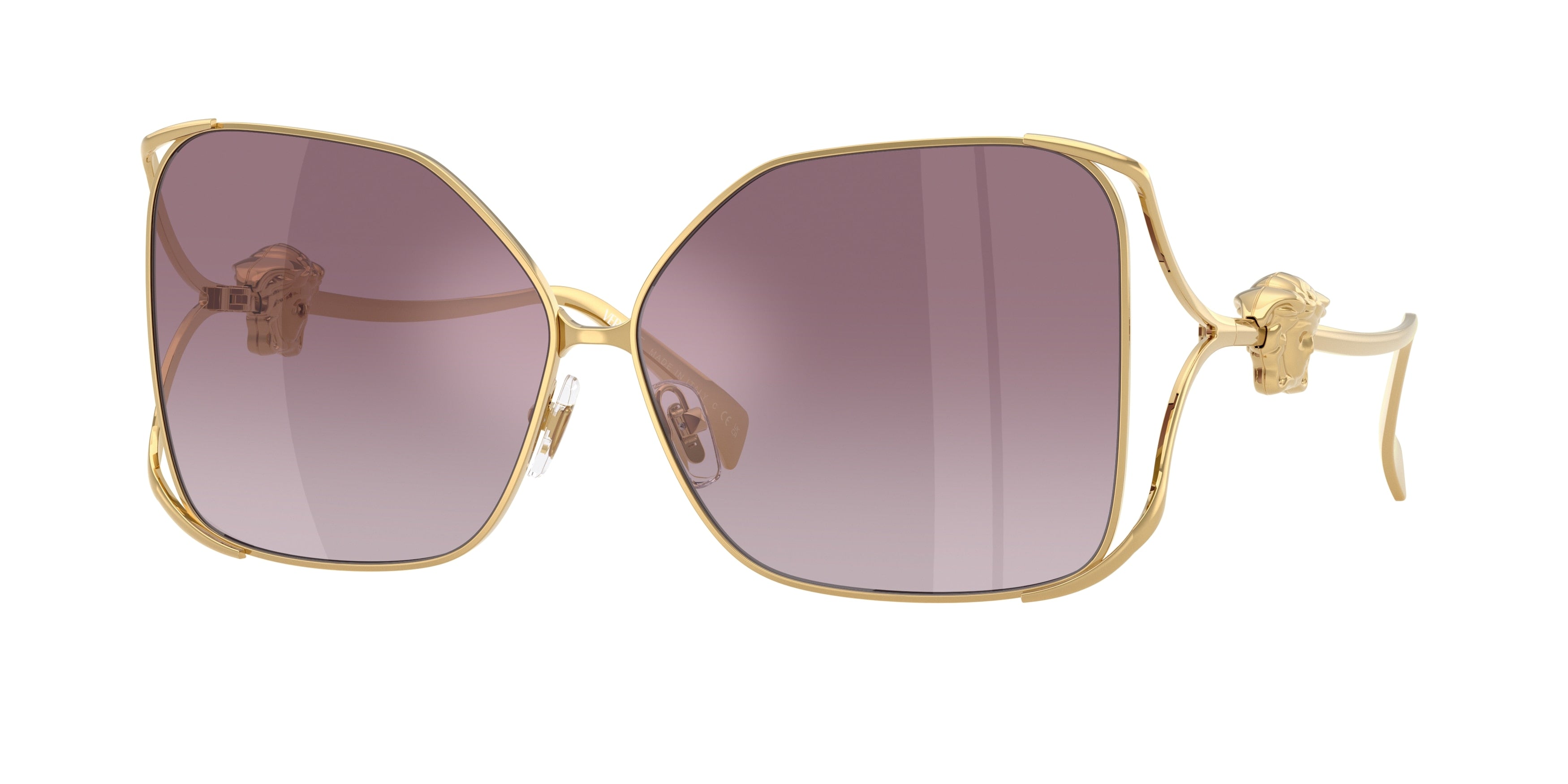 Versace VE2288 Square Sunglasses 10026X-Gold 62-130-11 - Color Map Gold