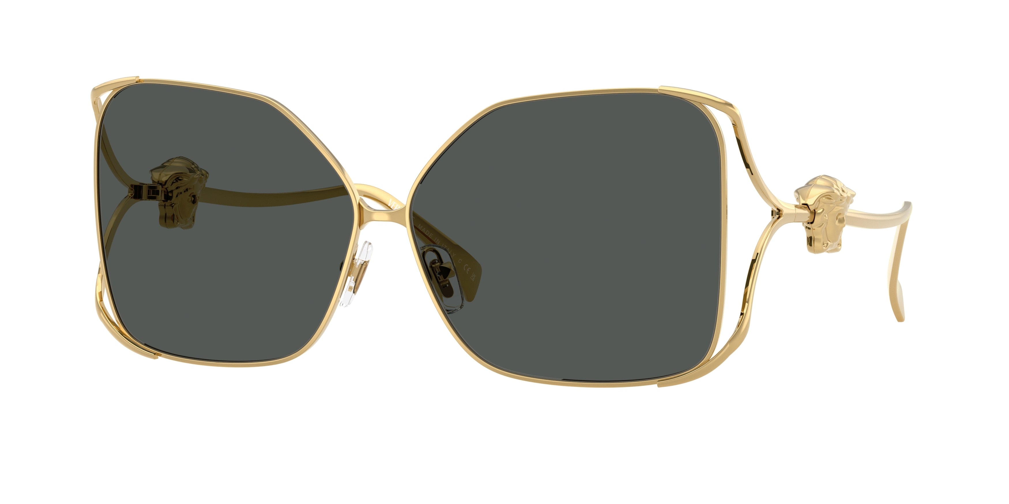 Versace VE2288 Square Sunglasses 100287-Gold 62-130-11 - Color Map Gold