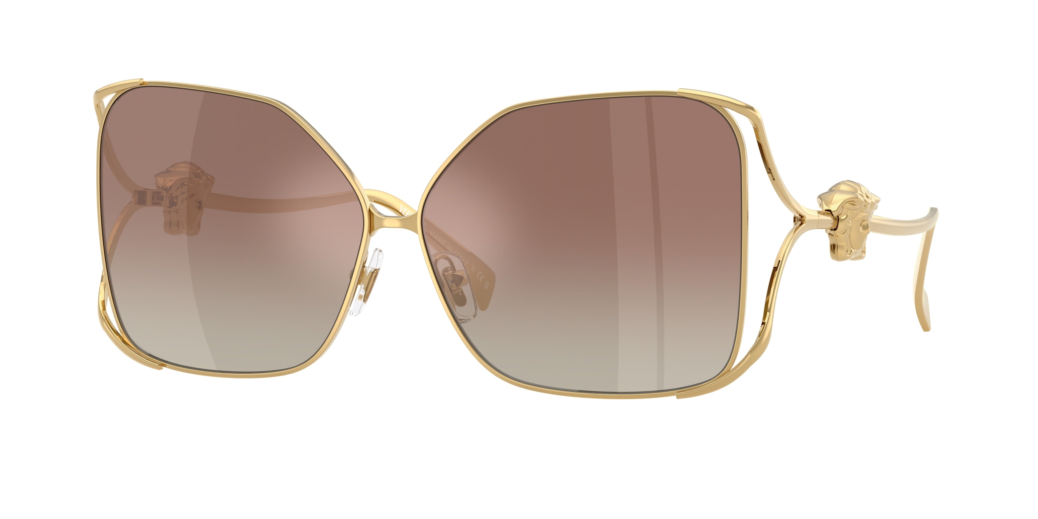 Versace VE2288 Square Sunglasses 1002B8-Gold 62-130-11 - Color Map Gold