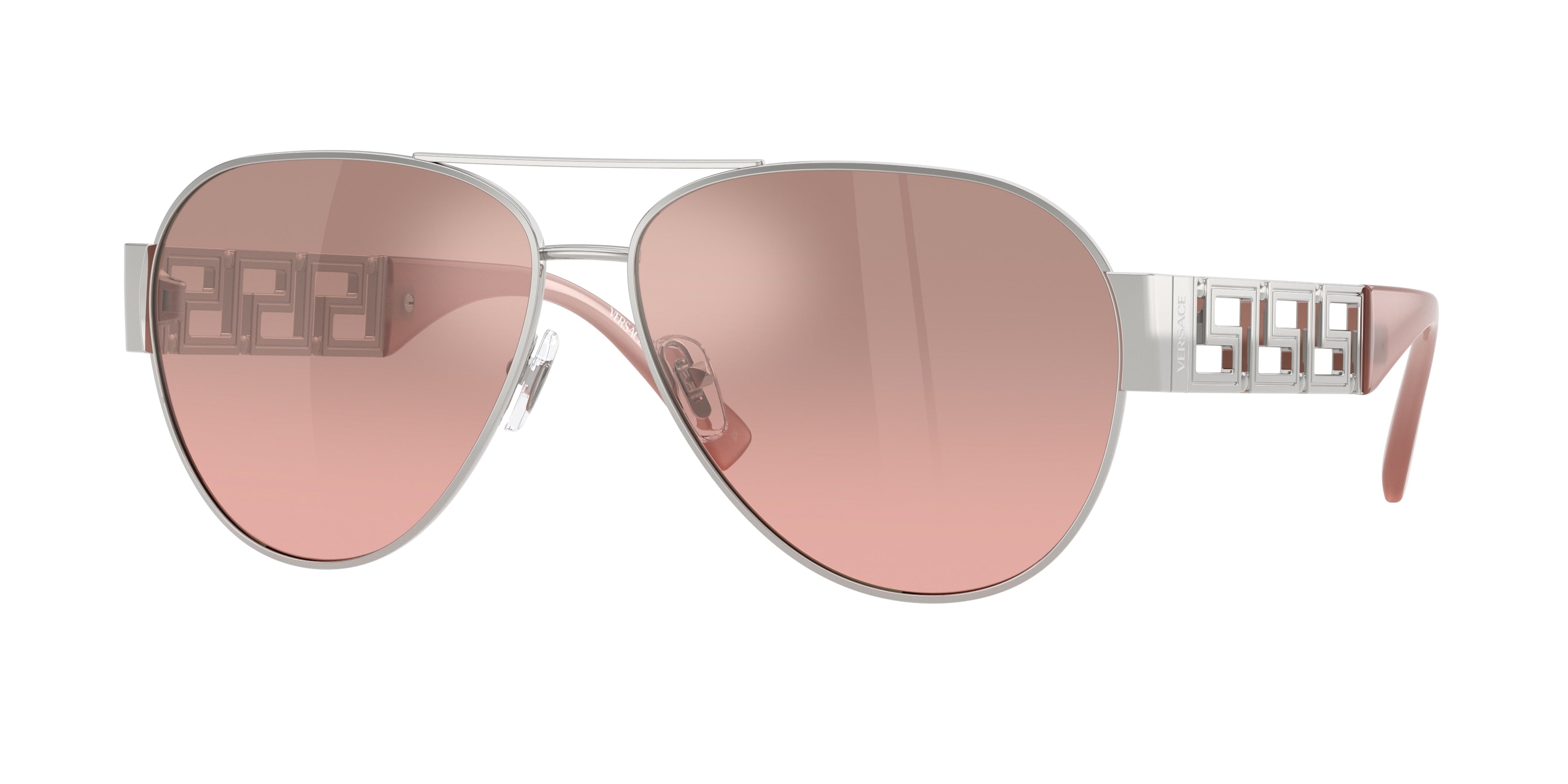 Versace VE2289 Pilot Sunglasses  10017E-Silver 61-145-13 - Color Map Silver