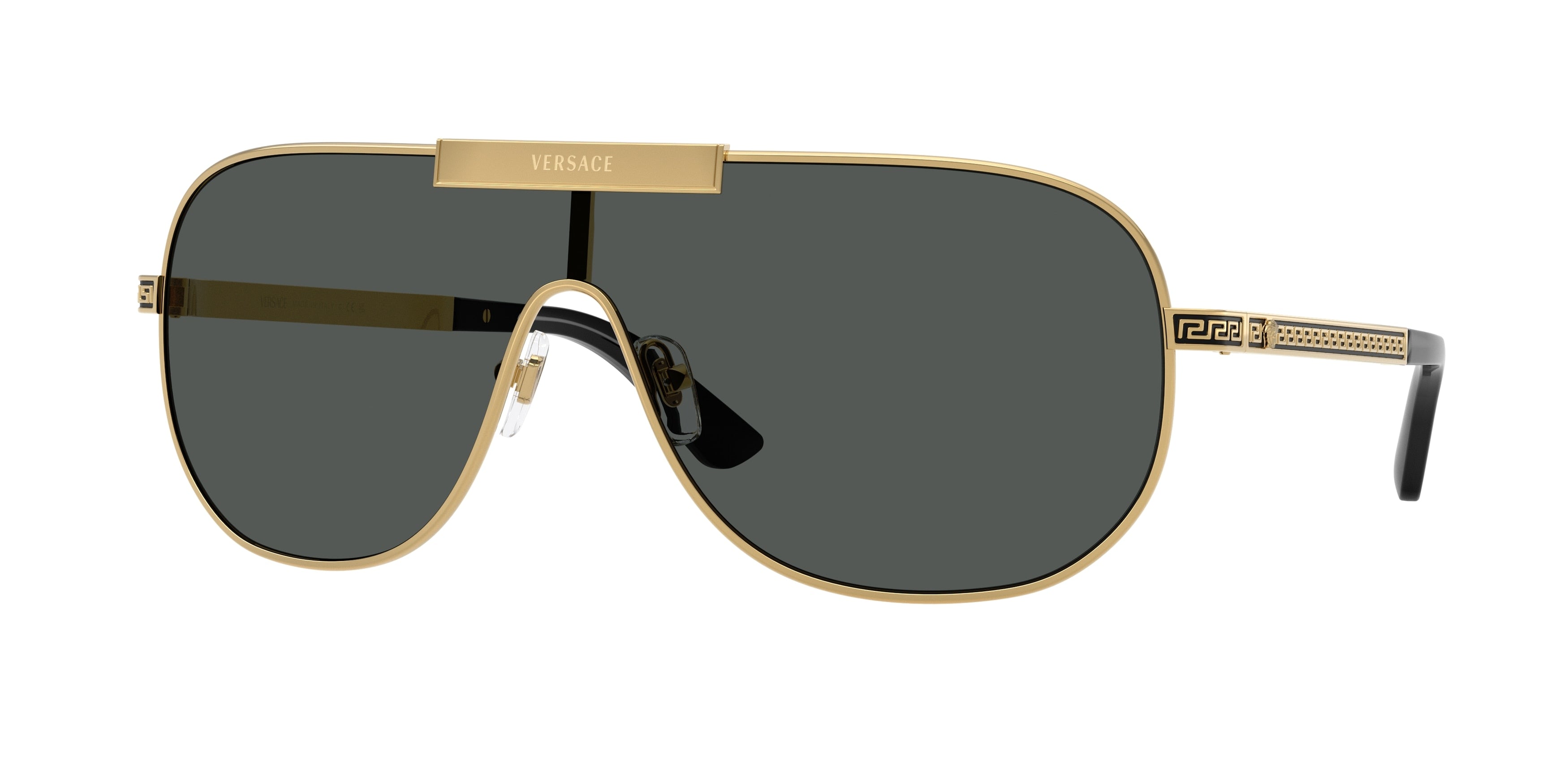 Versace VE2293 Irregular Sunglasses 100287-Gold 0-140-140 - Color Map Gold