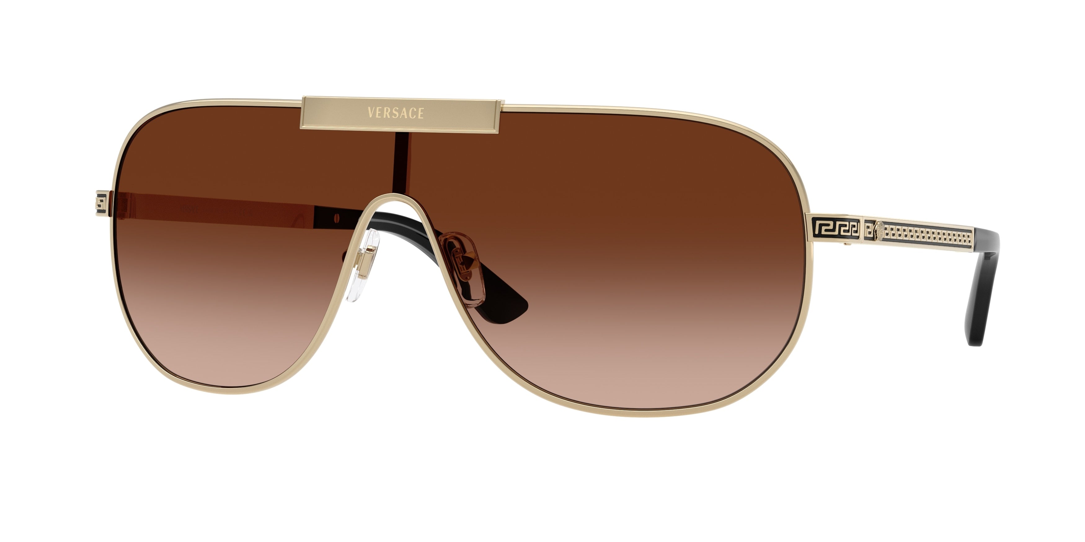 Versace VE2293 Irregular Sunglasses 125213-Pale Gold 0-140-140 - Color Map Gold